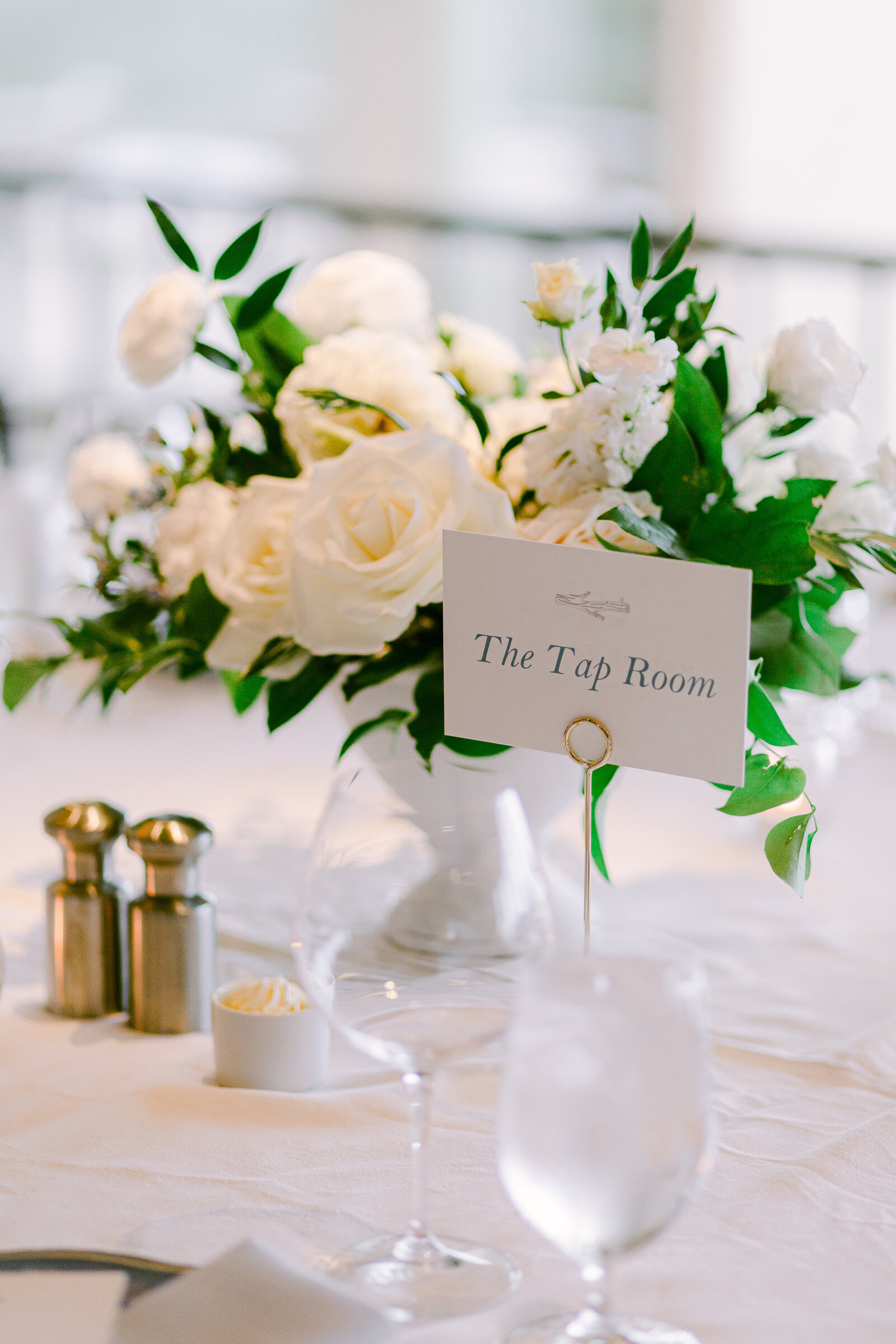 Custom Table names and flowers