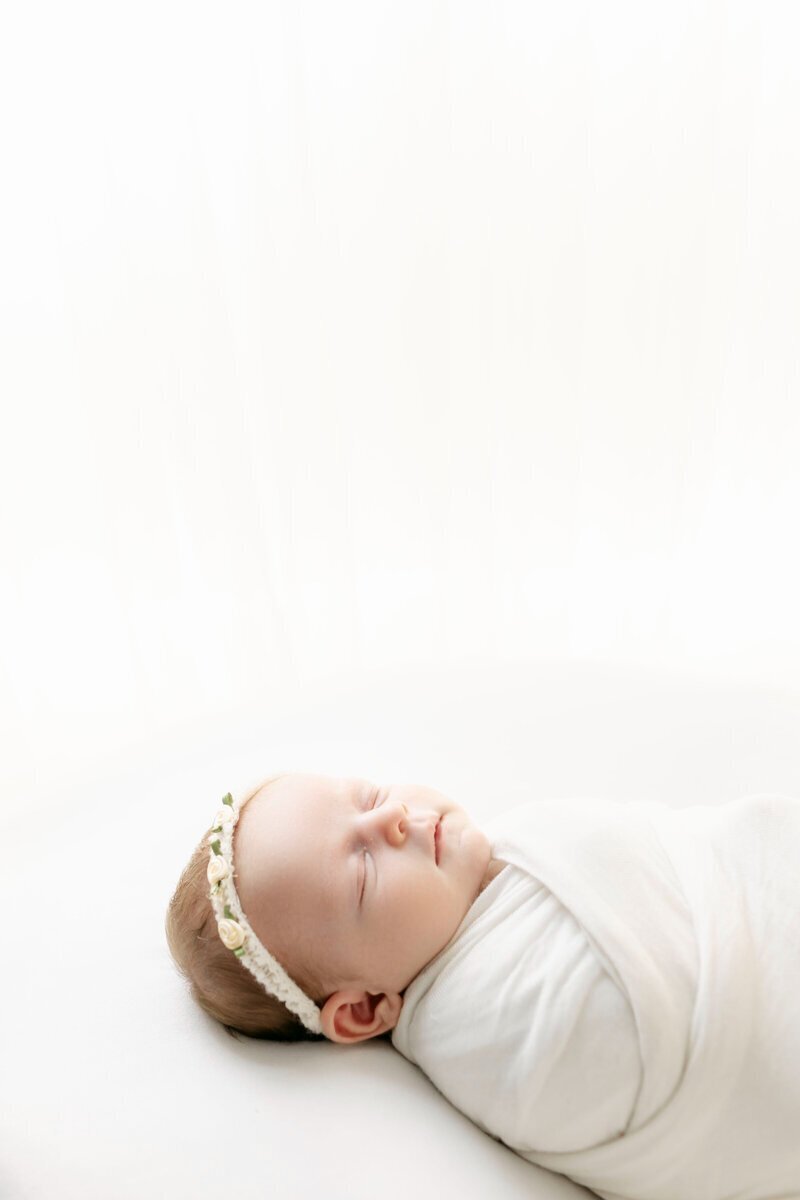 Newborn baby details while sleeping, taken by best newborn photographers nj
