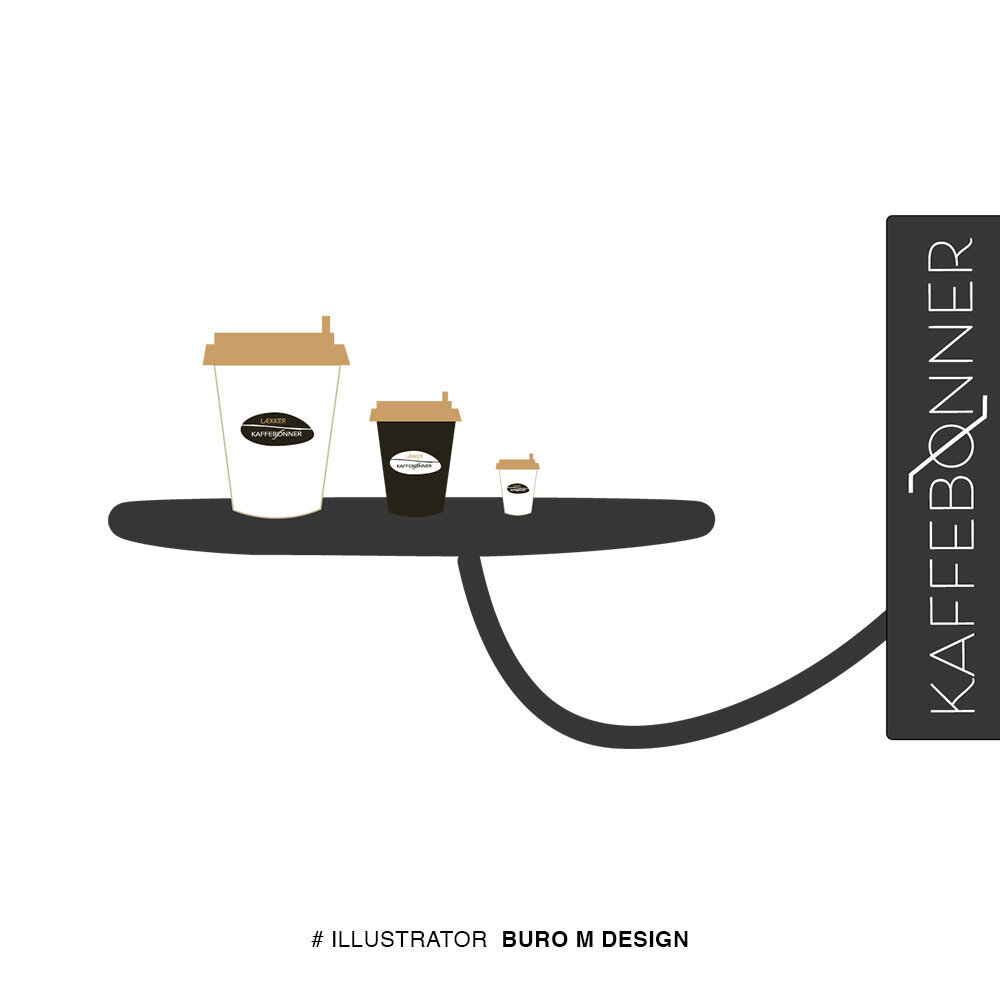 koffie icoon dienblad ontwerpen