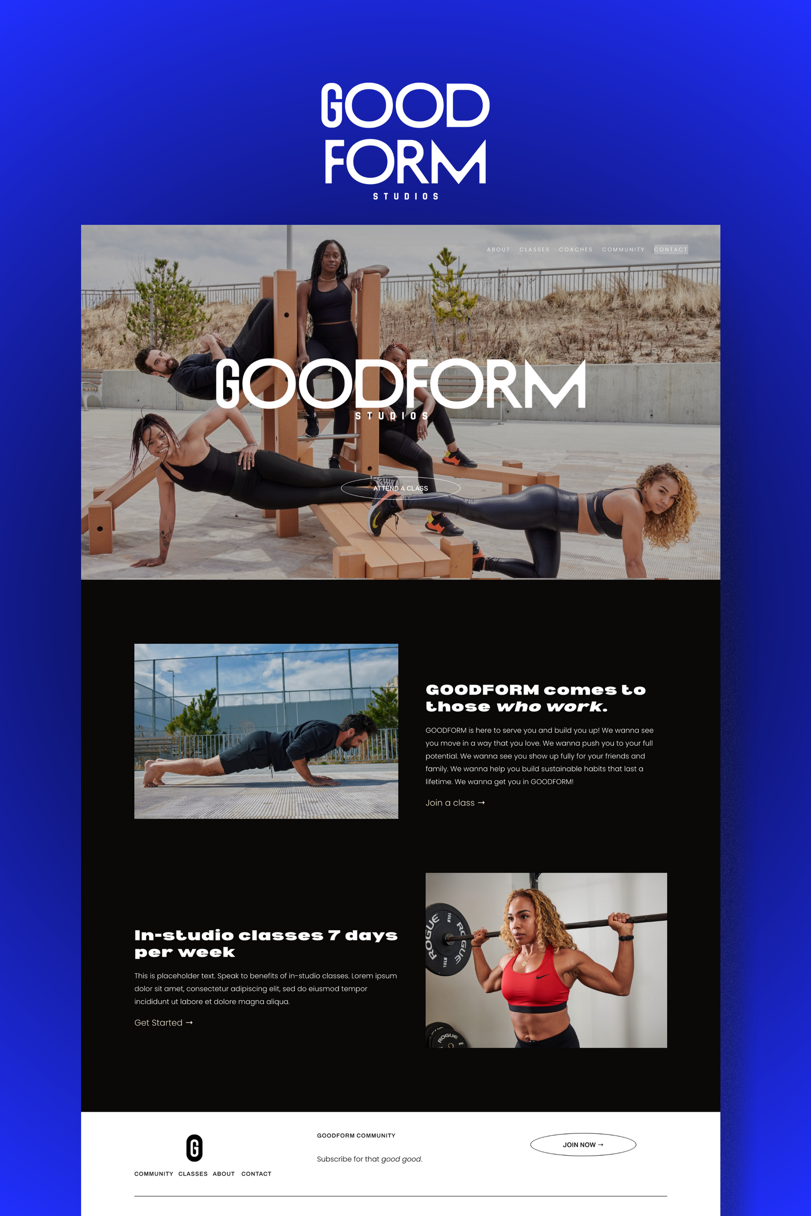 fitness studio