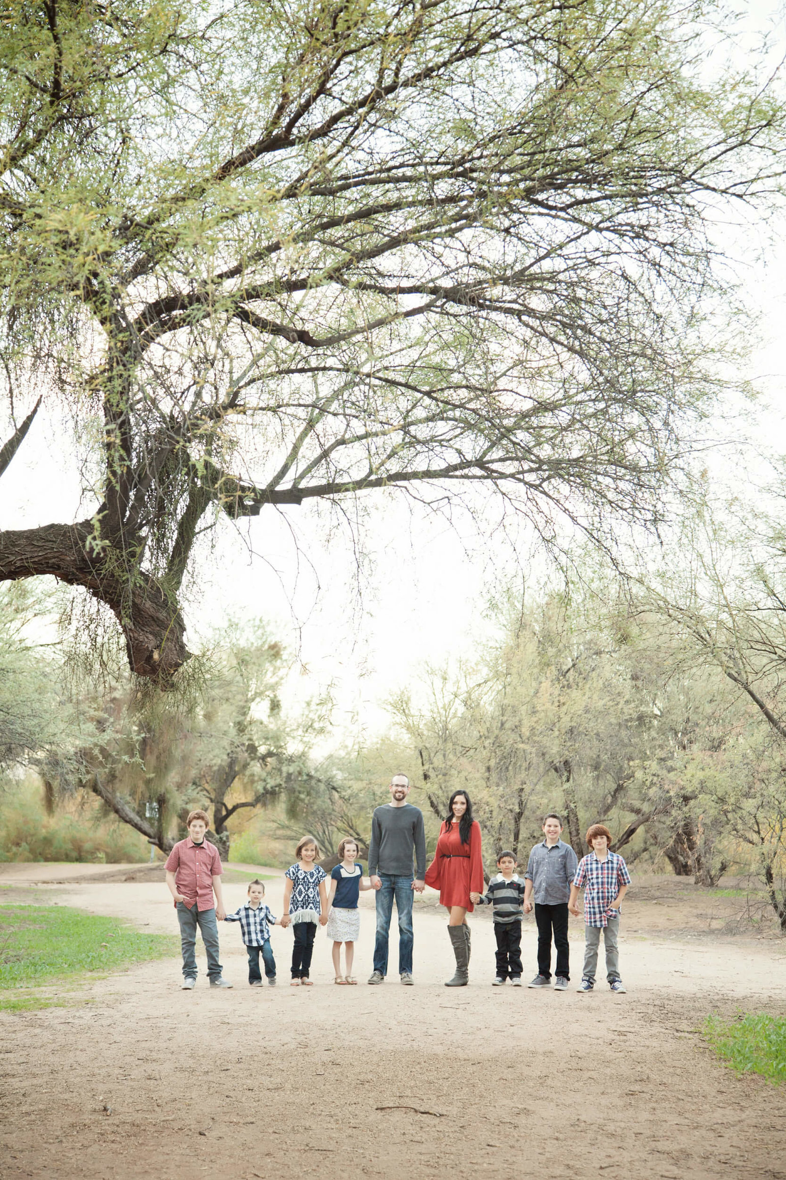 outdoor mesa family session
