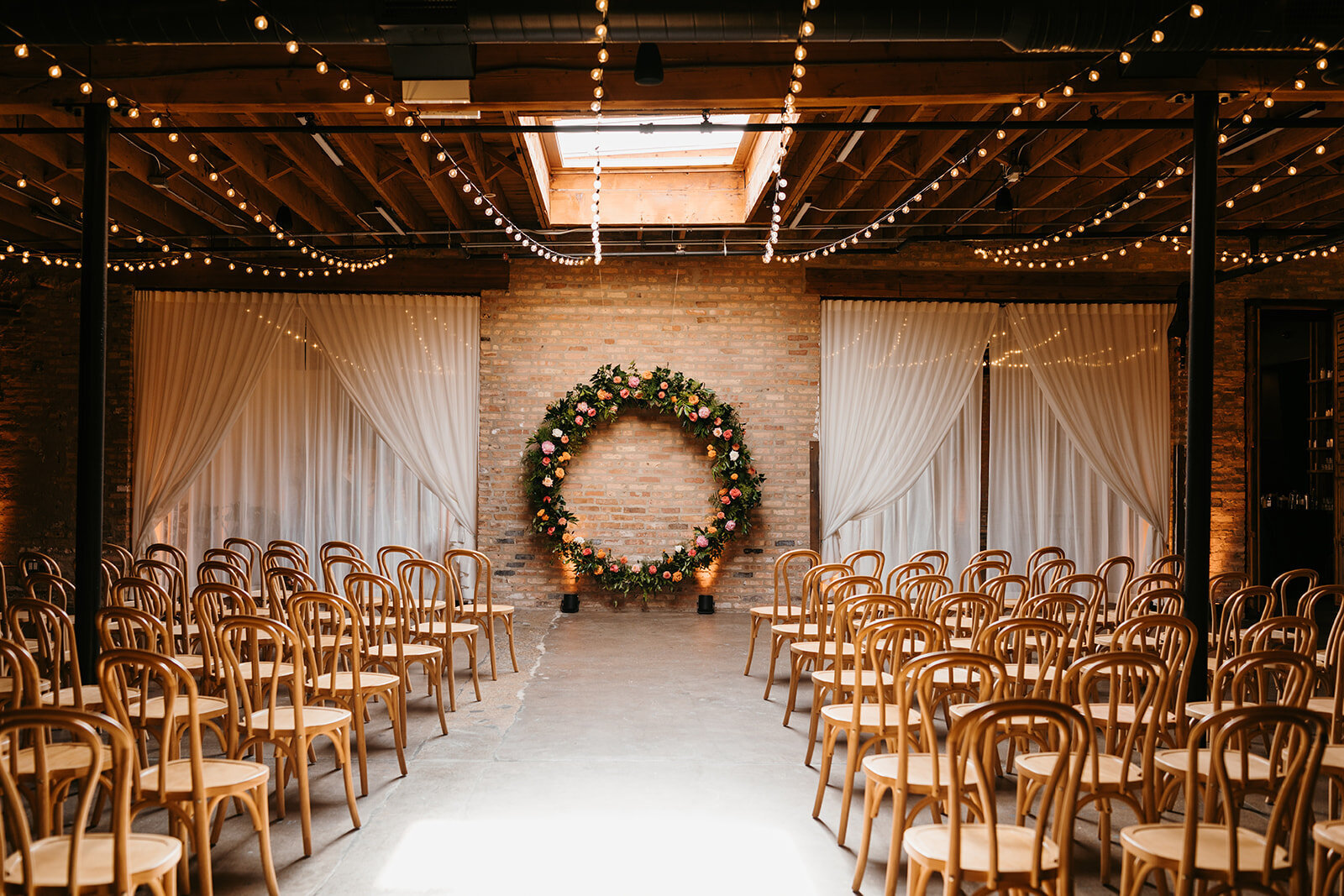 Ceremony Set Up with Floral at The Arbory