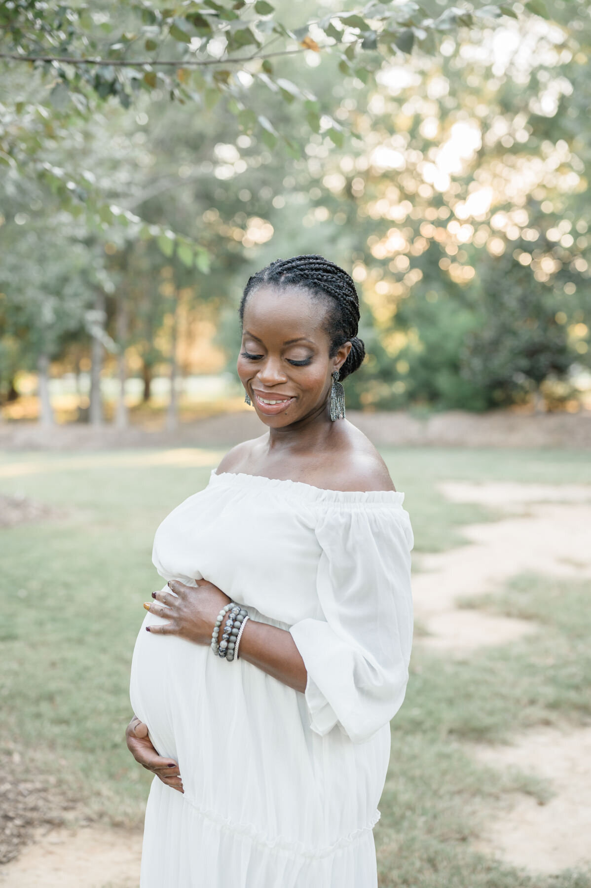 Outdoor Maternity session by Charlotte Maternity Photographer Anna Wisjo