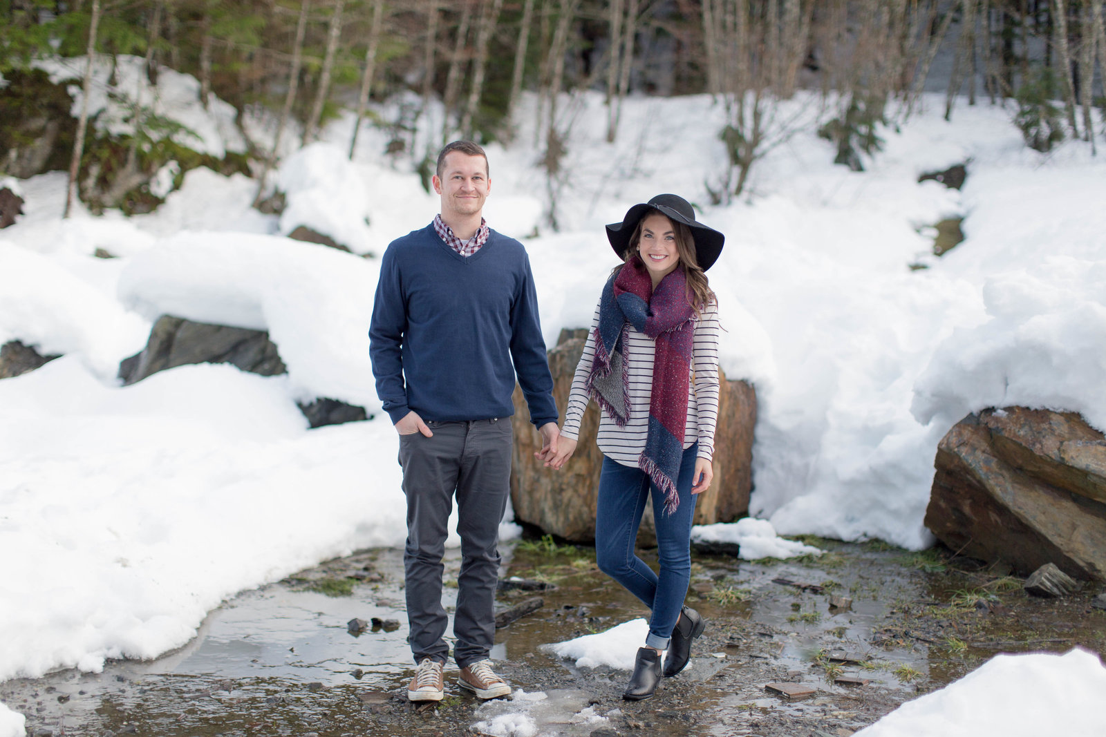 Allison Chad Offroad Snowy Engagement Session 1