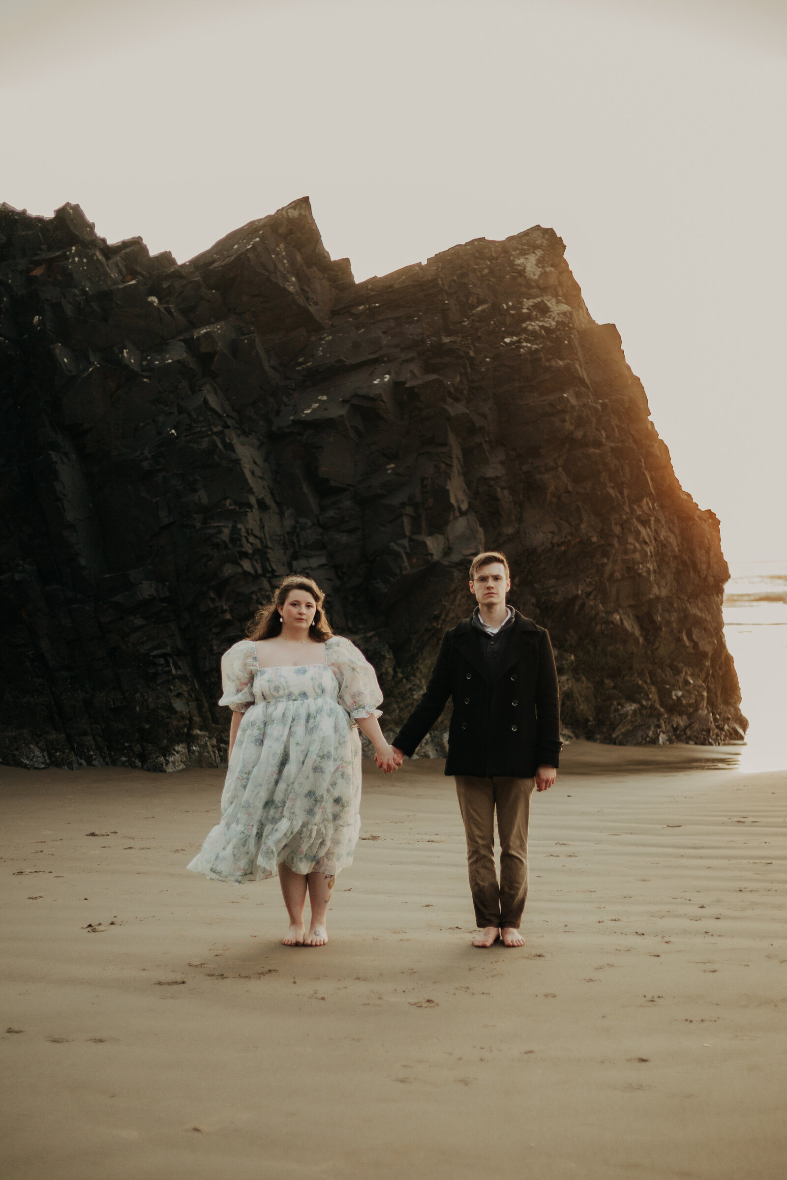 Whimsical Oregon Coast Engagement Shoot-72