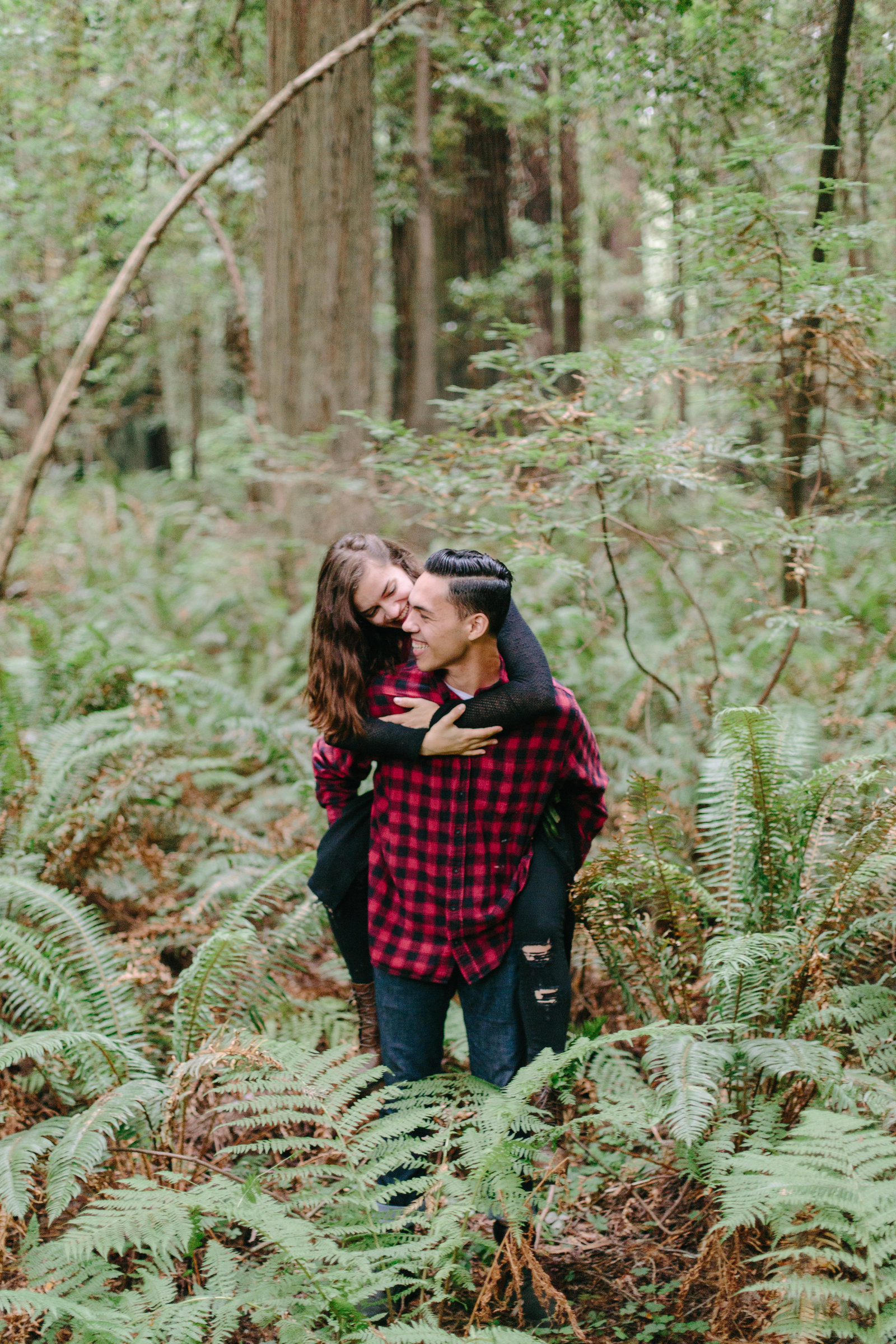 Redwood National Park Avenue of the Giants Engagement Session -7357