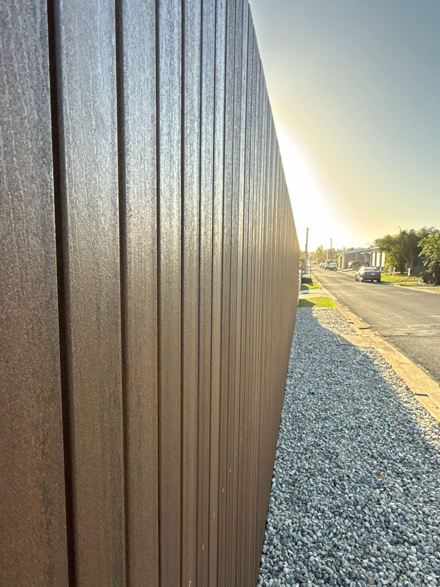 Completed front fence by AR Construction in Warrnambool