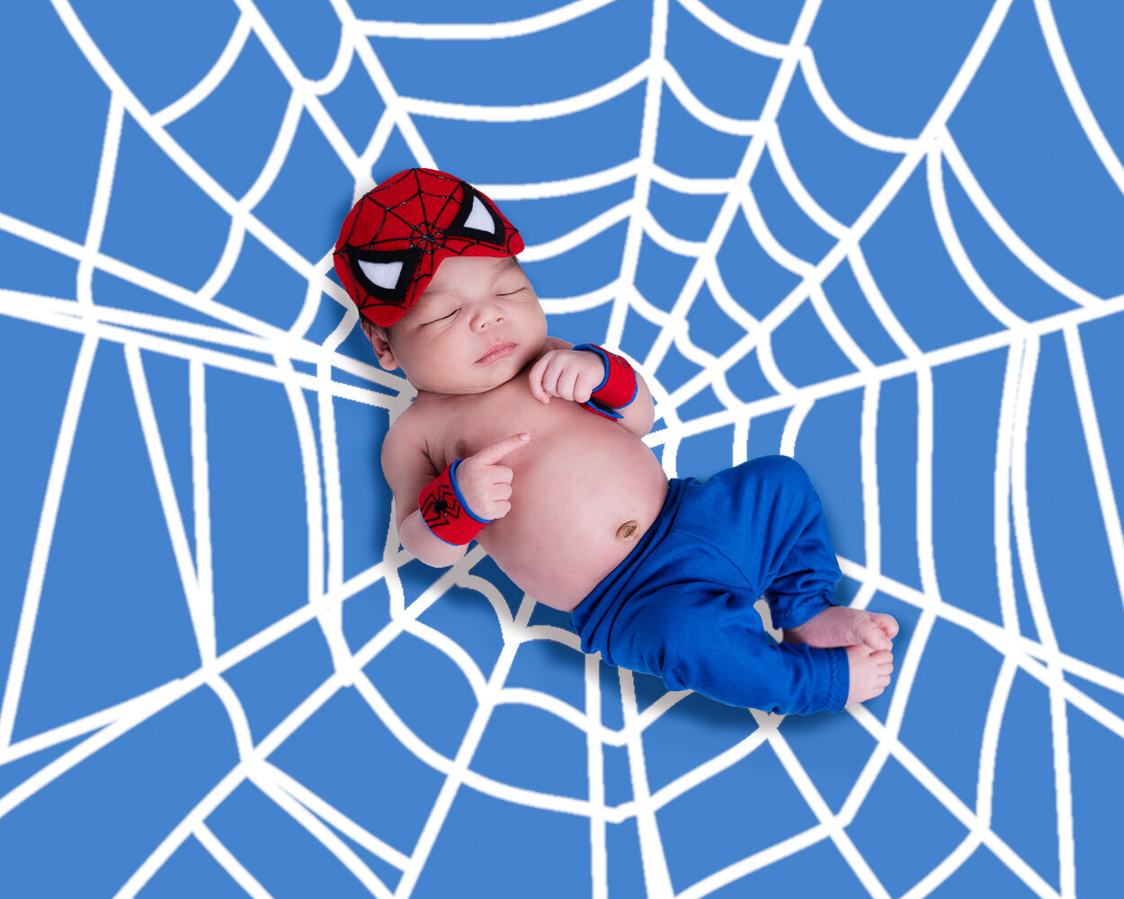 Piscataway_NJ_Newborn_Boy_Spiderman