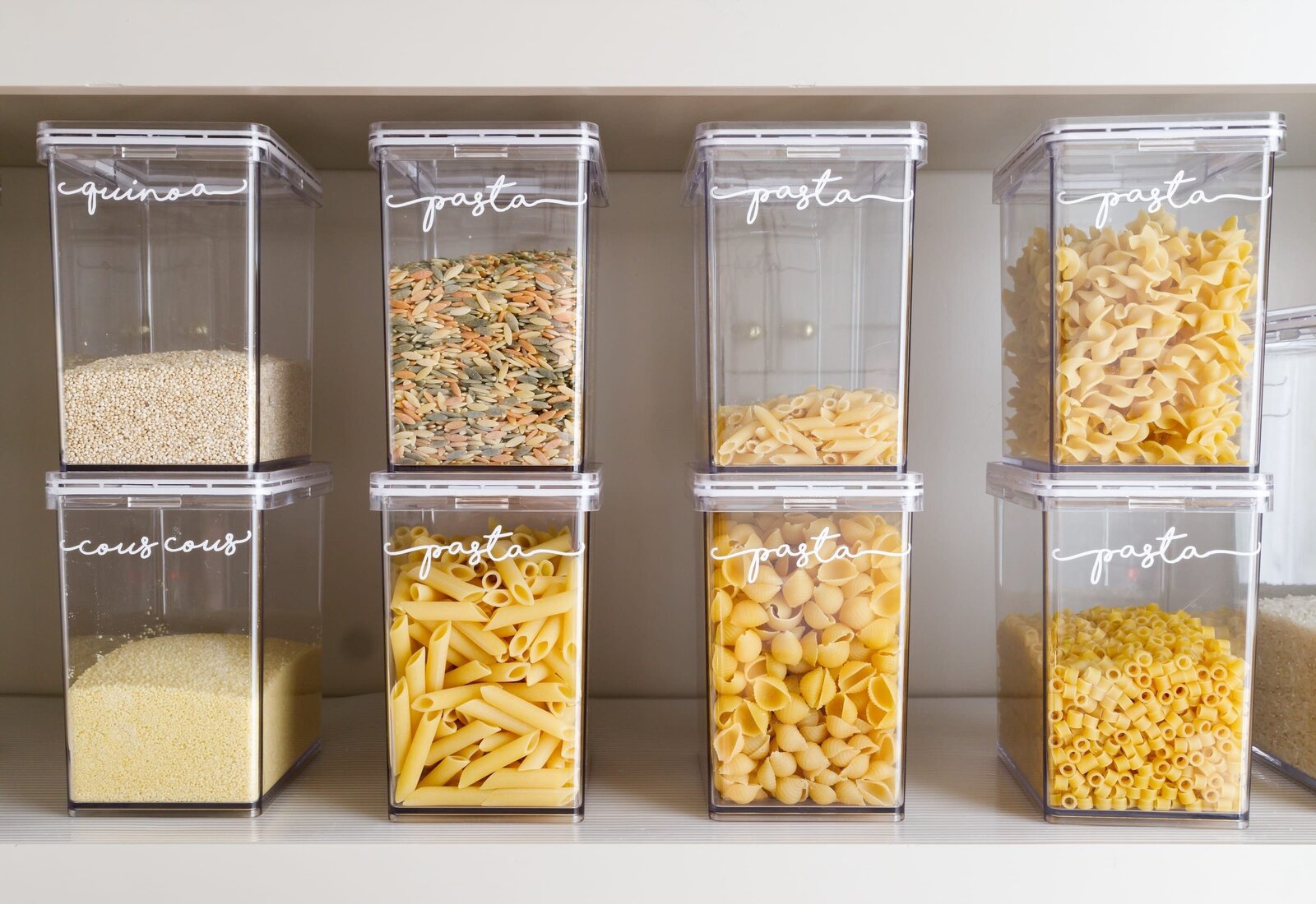 vision and hammer kitchen pantry pasta containers