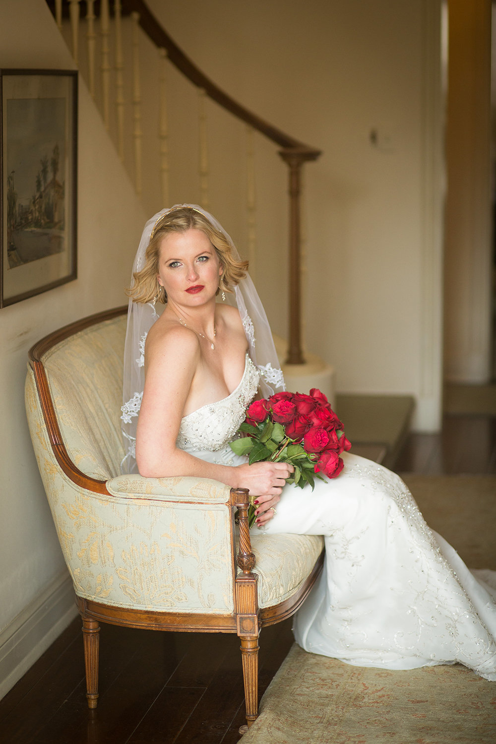 bride serious picture at darlington house
