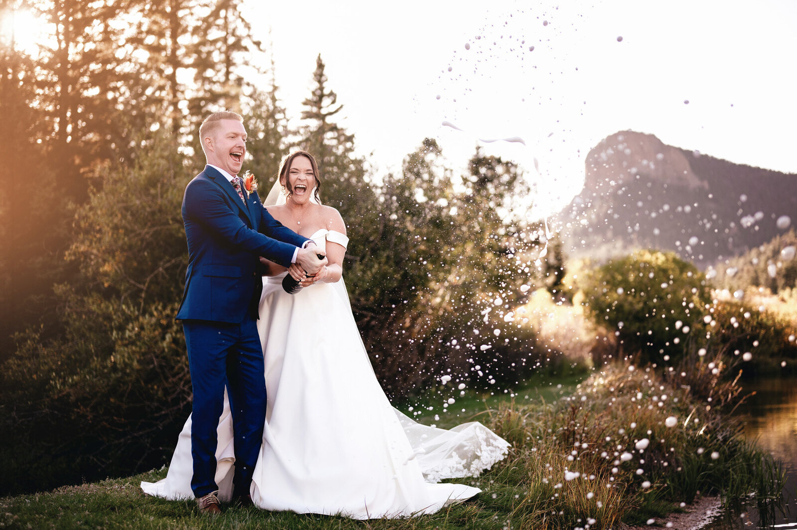 Wedding at Mountainview Ranch in Conifer Colorado Photographer