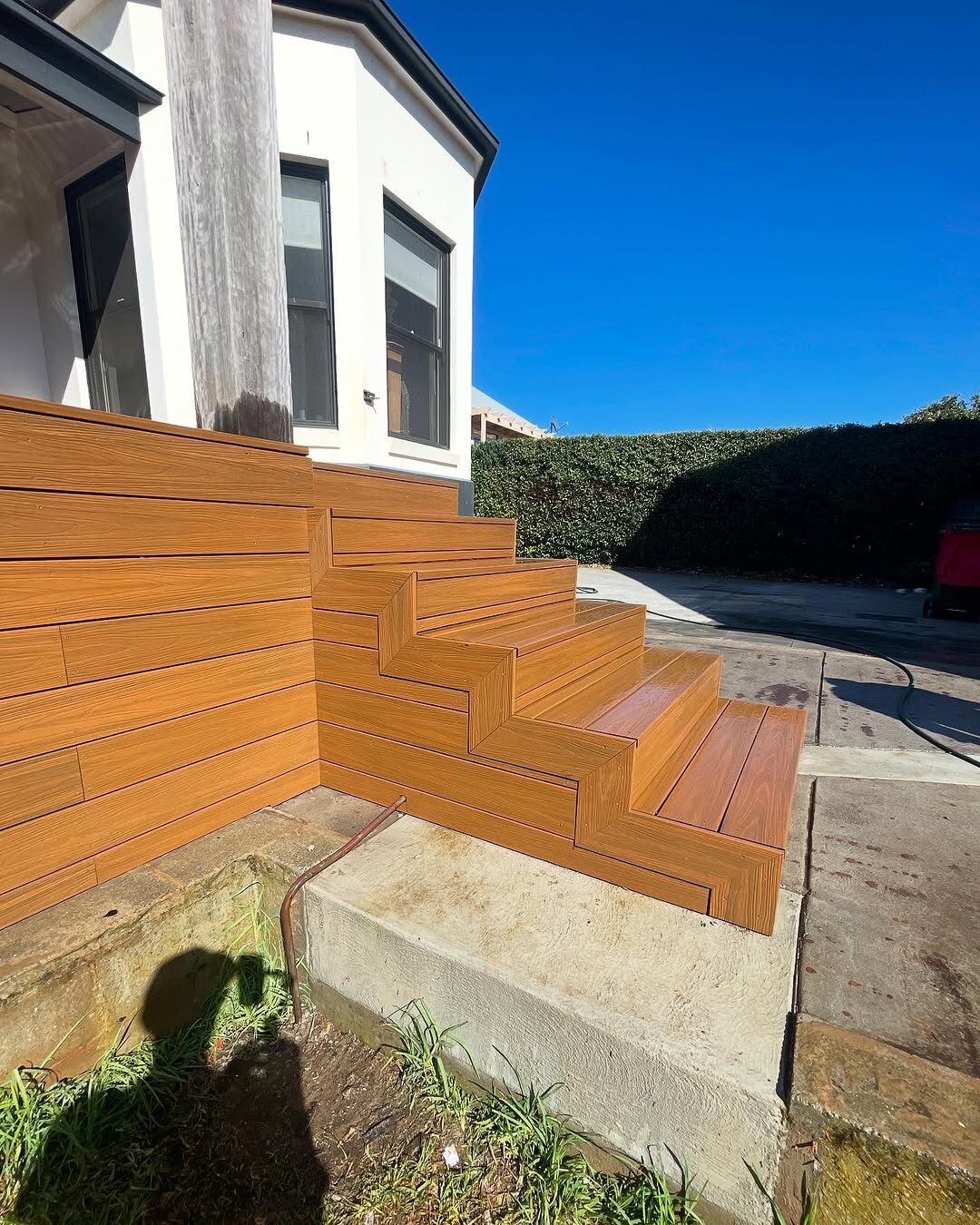 Contemporary outdoor upgrade by AR Construction in South West VIC