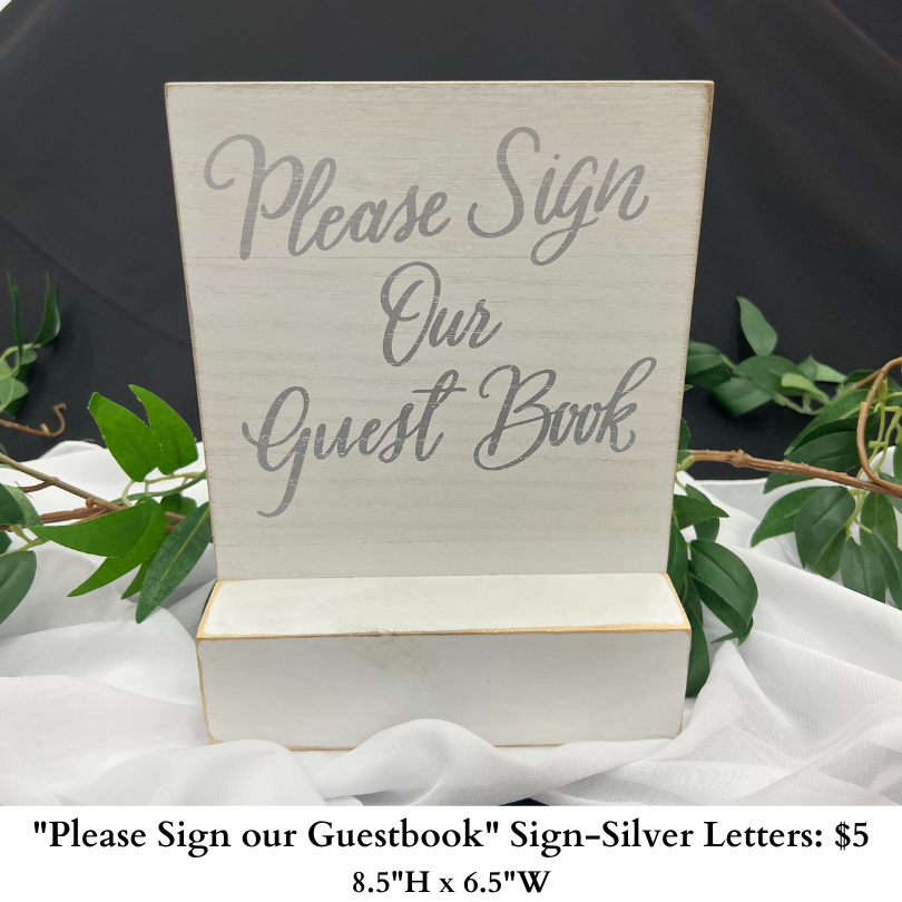 Please sign our guestbook sign-Silver Letters-1019