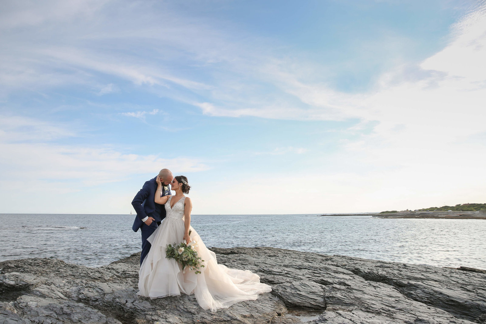 Wedding photography at Brenton Point Park in Newport Rhode Island.