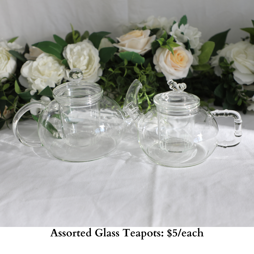 Assorted Glass Teapots-520
