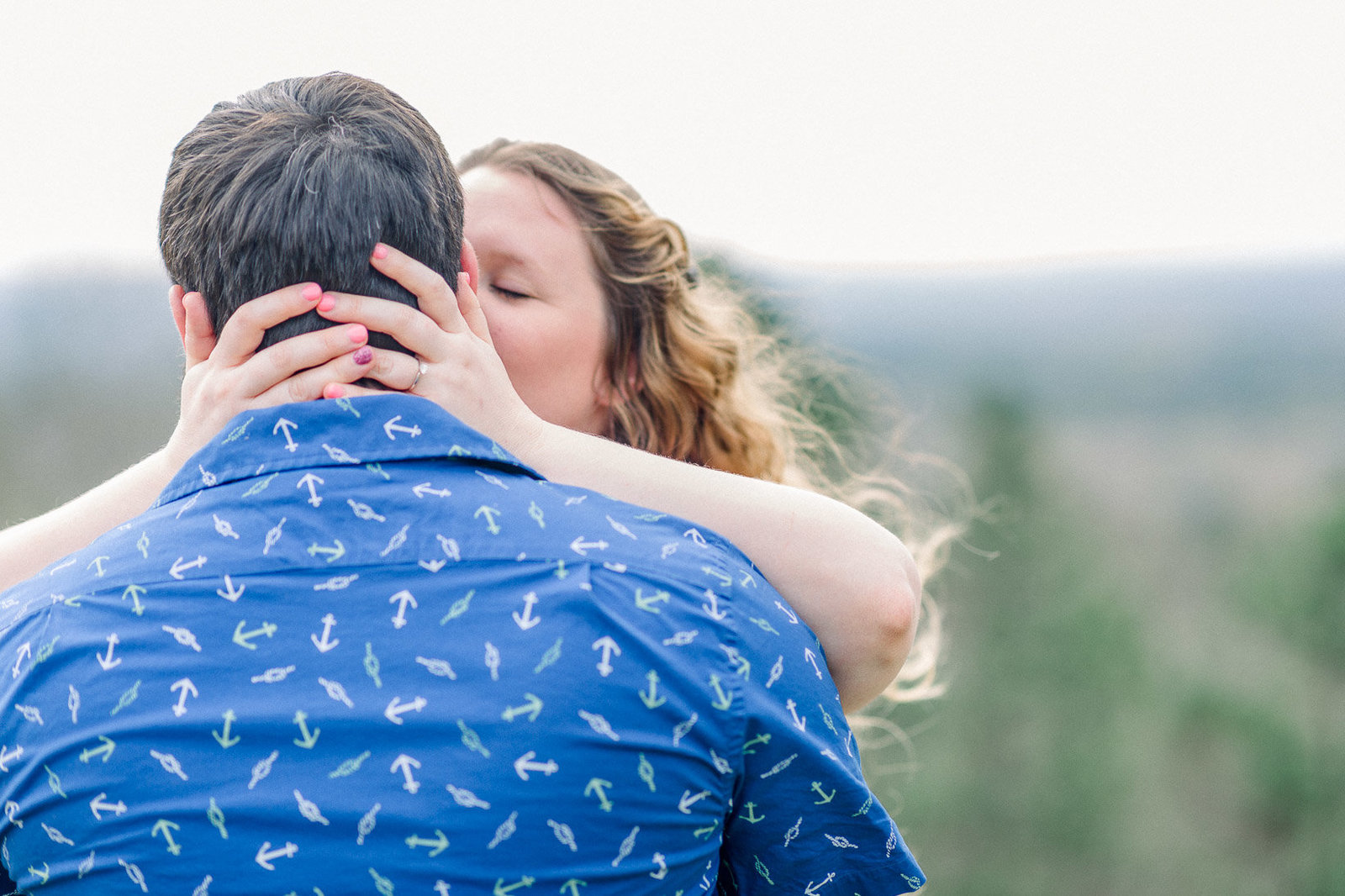 Intimate photo in Georgia mountains captured by Staci Addison Photography