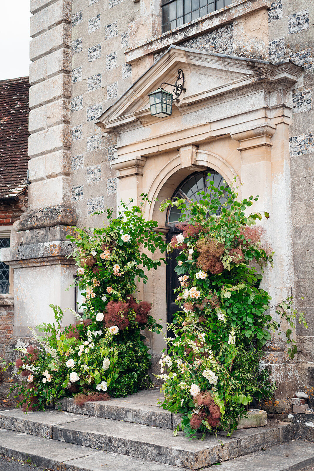 foliage-floral-arch-luxury-wedding-ceremony