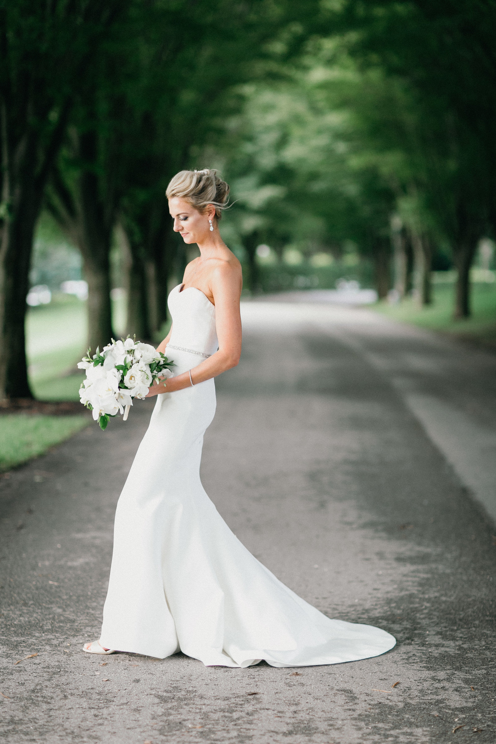 Our gorgeous bride Jessica rocked her gown. photographed at Overbrook Golf Club in Villanova.