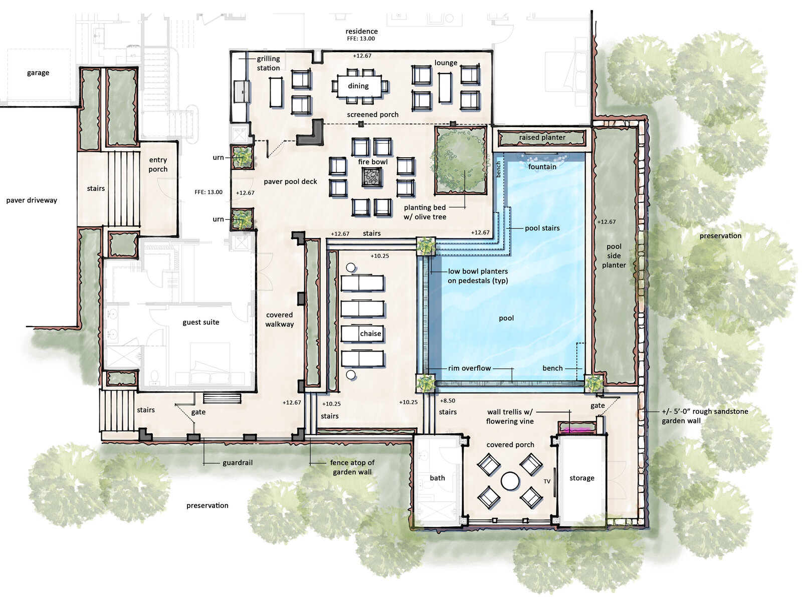 Sullivan Residence - Old Miller Place -  Schematic Design