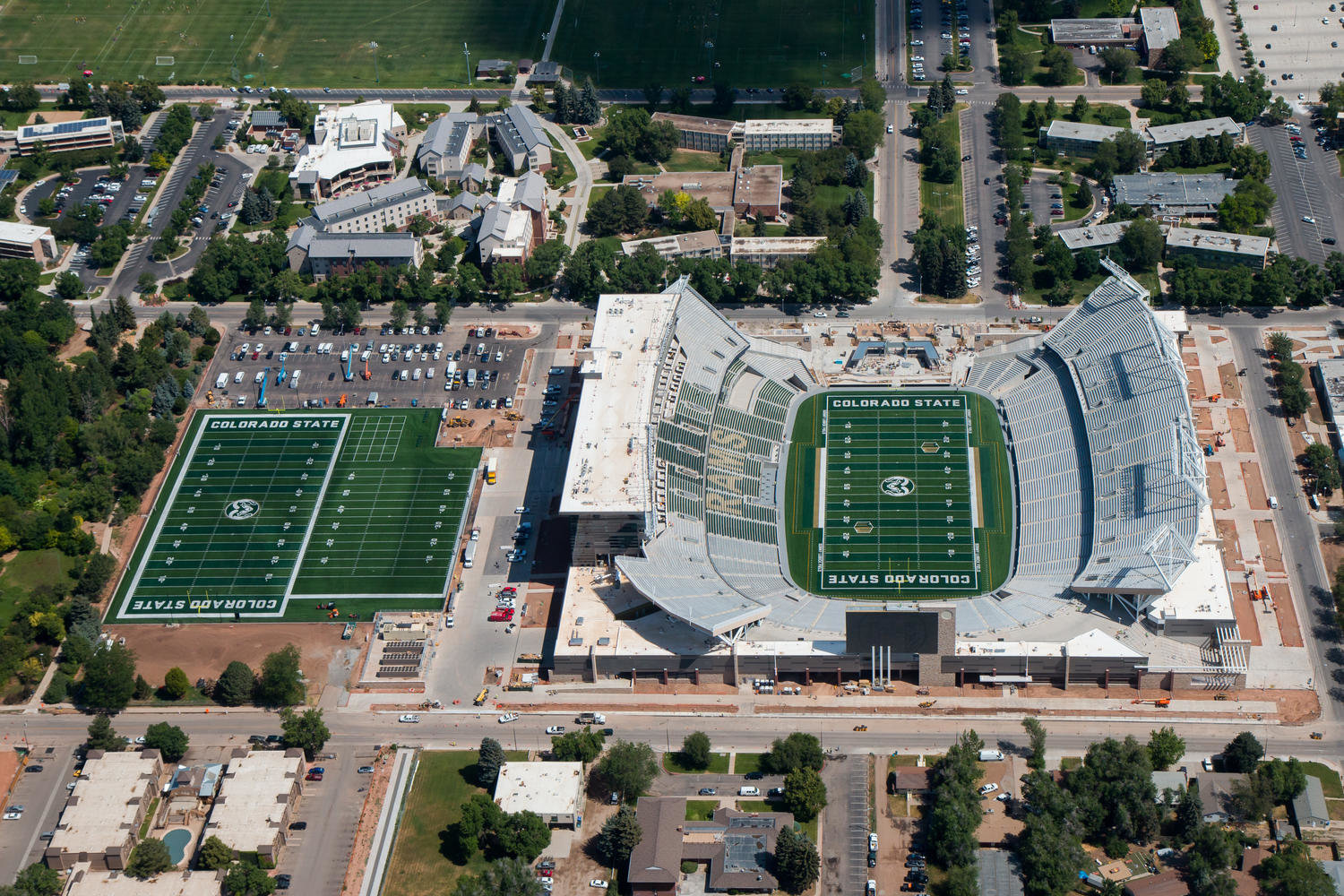 Colorado State Stadium Aerial Photo 10