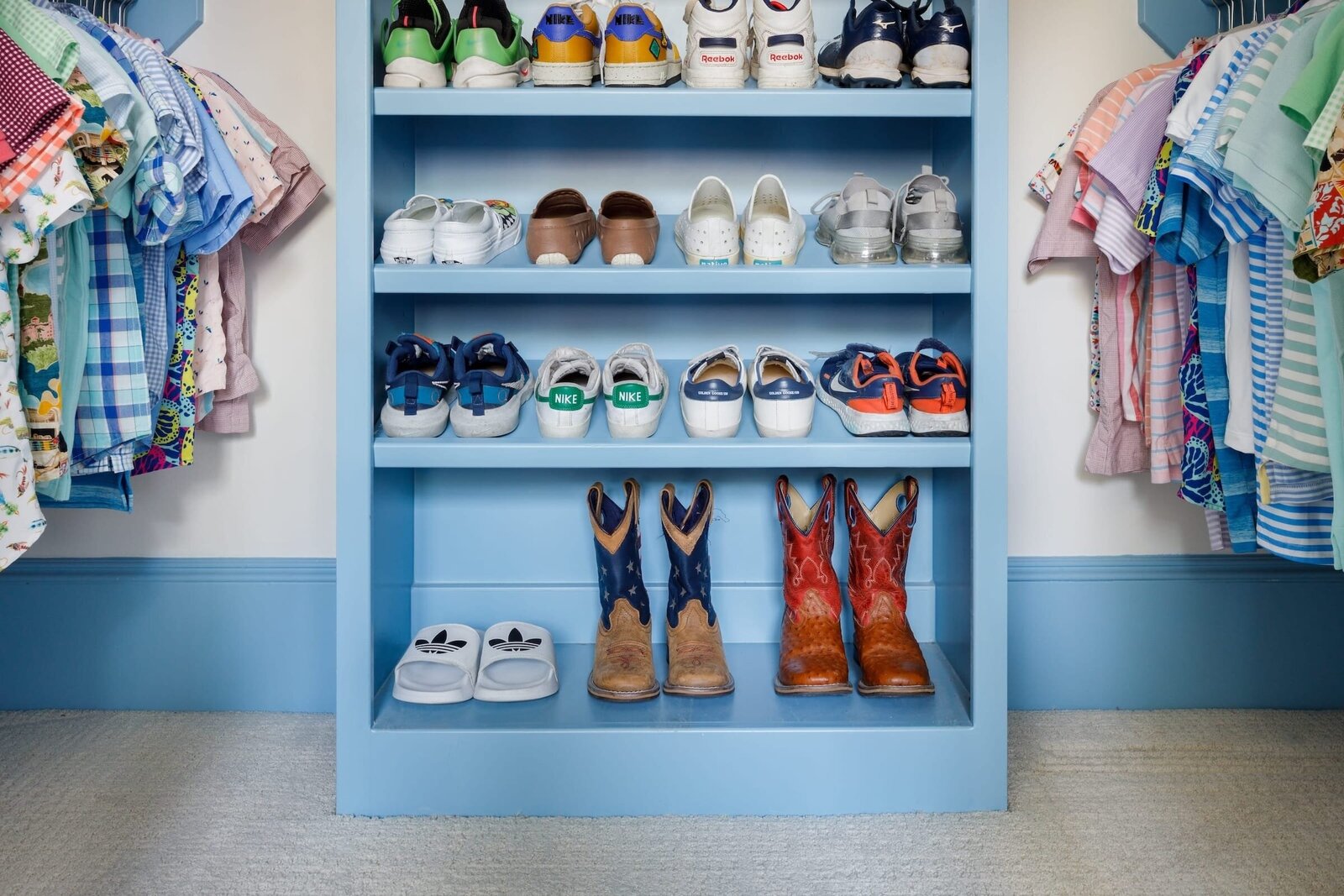 vision and hammer boys closet shoes