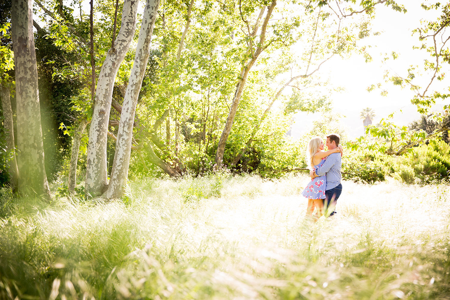 Mission Trails engagement photos beautiful rustic  open field