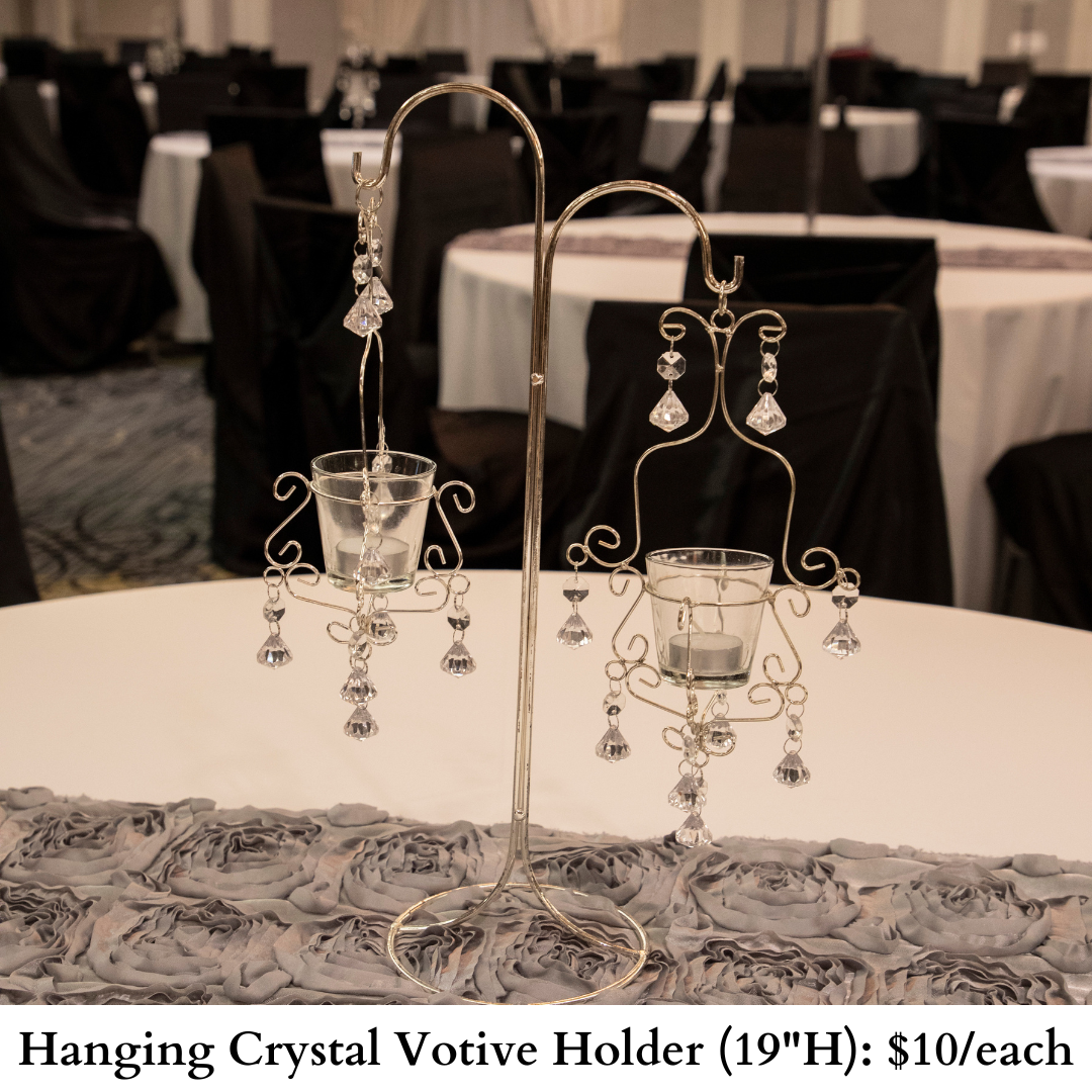 Hanging Crystal Votive Holder-144