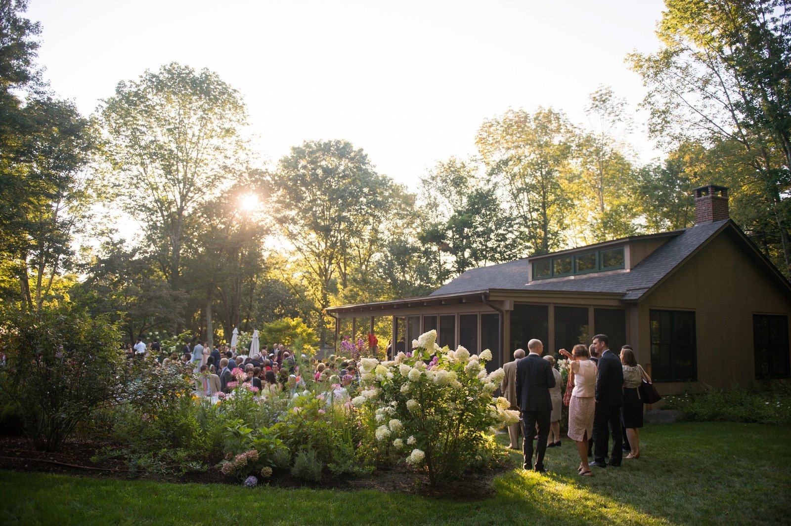 Gorgeous home wedding with modern elements in Washington, CT