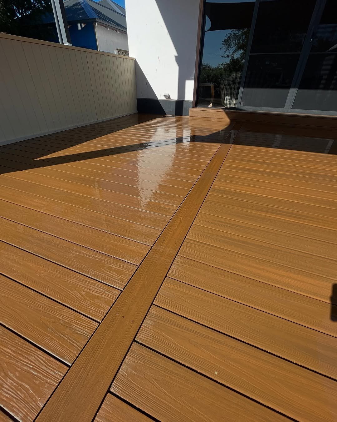 Finished timber deck by AR Construction in South West VIC