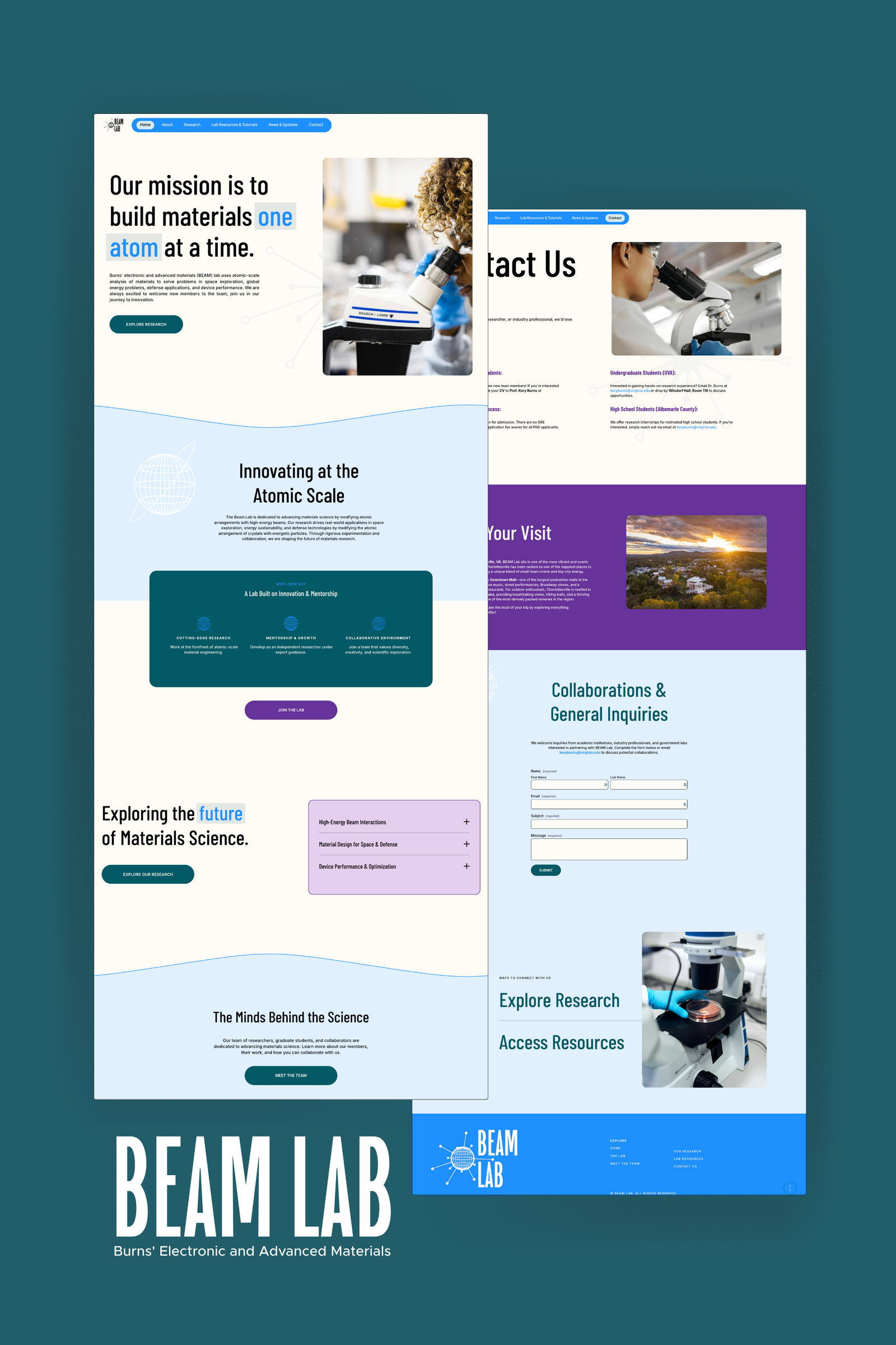 website design for