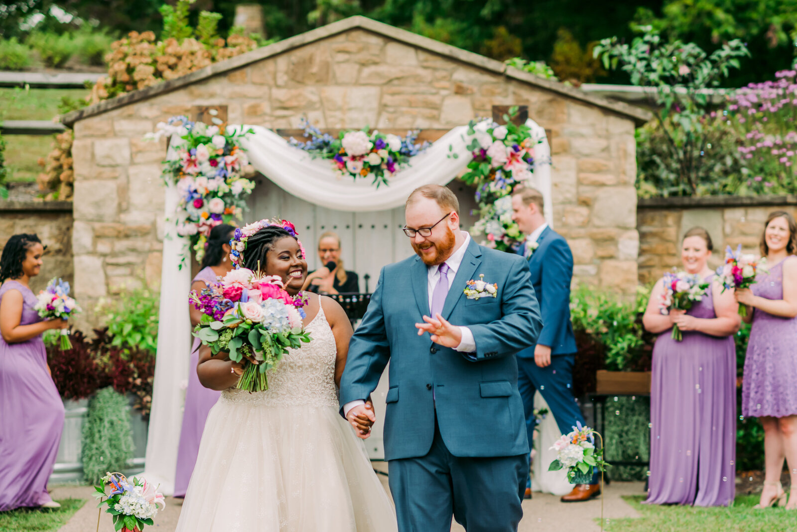 Wedding Ceremony at Pittsburgh Botanic Gardens