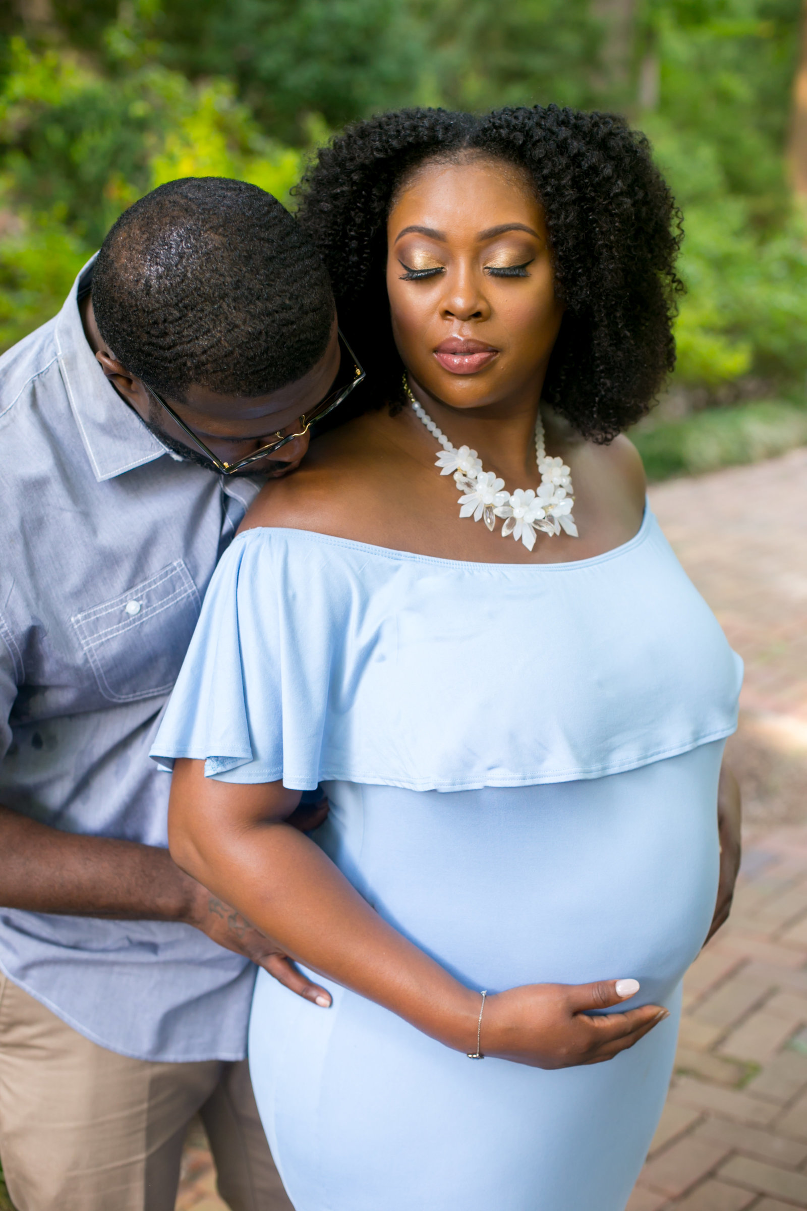 Maternity-black mom- baby boy- dc photographer