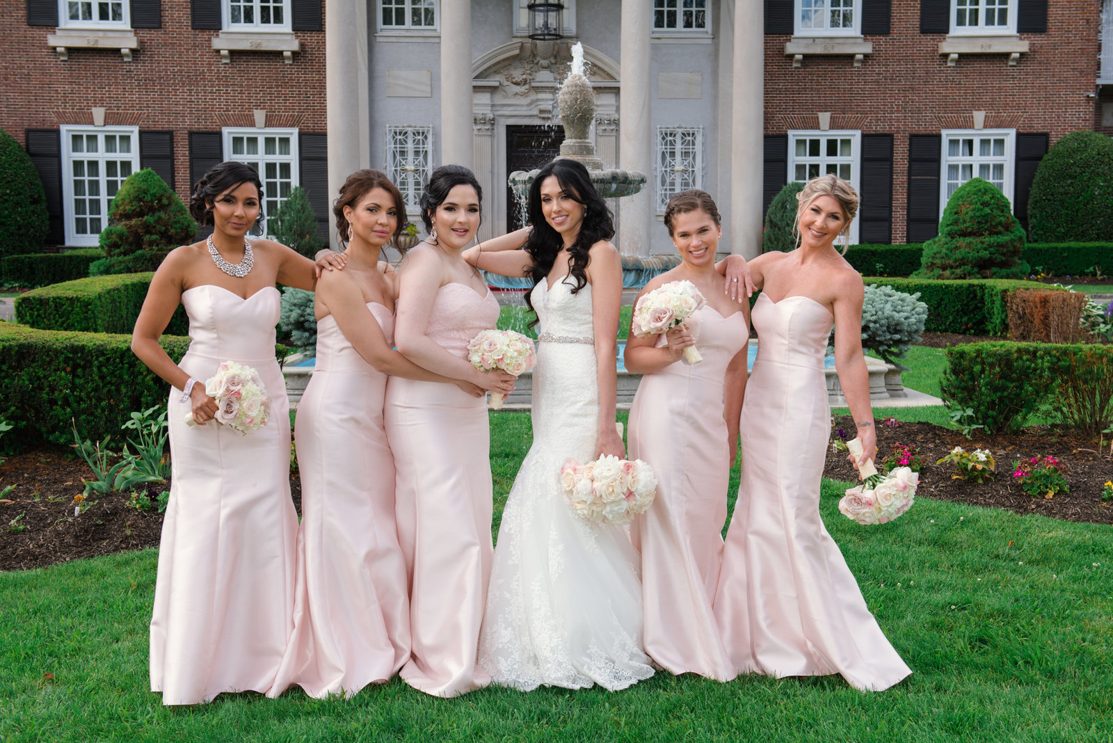 Bridesmaids at Glen Cove Mansion