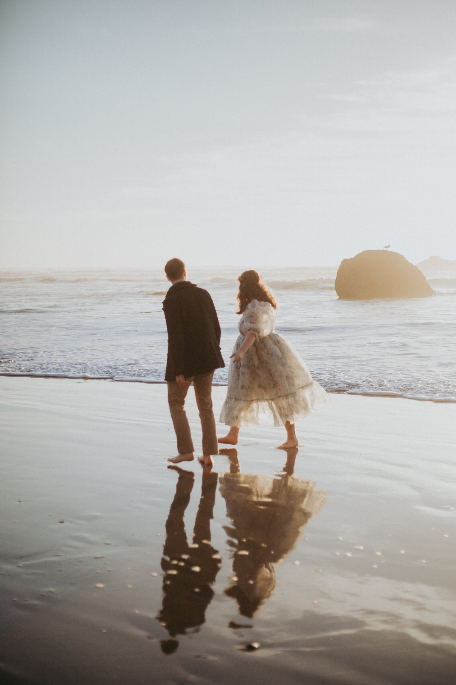 Whimsical Oregon Coast Engagement Shoot-41