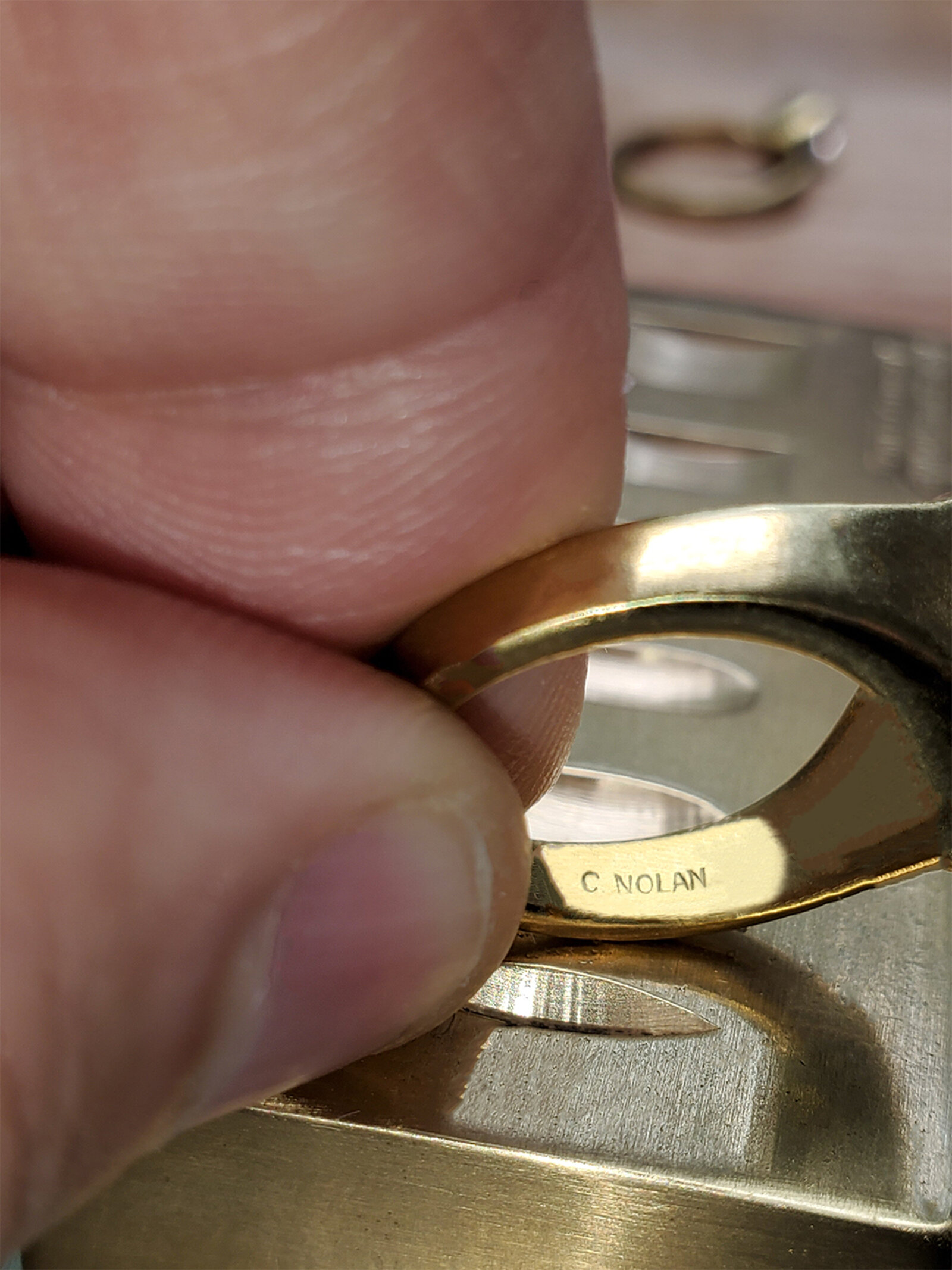 custom made ring hallmark