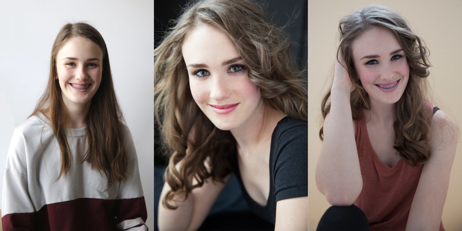 Nashville Glamour Portrait Photography before and after