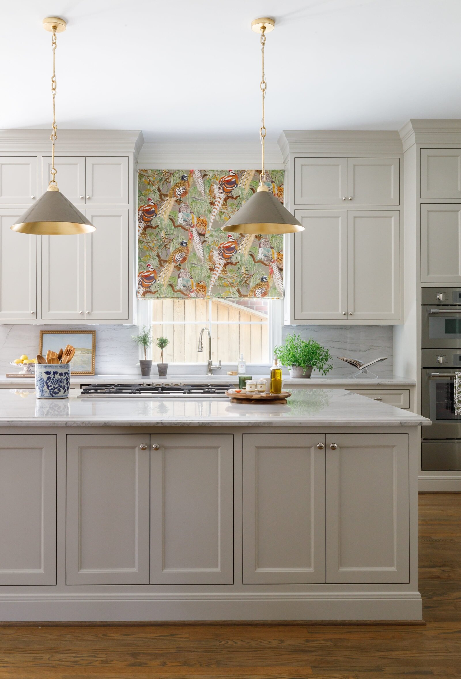 vision and hammer kitchen with large island and handing pendents