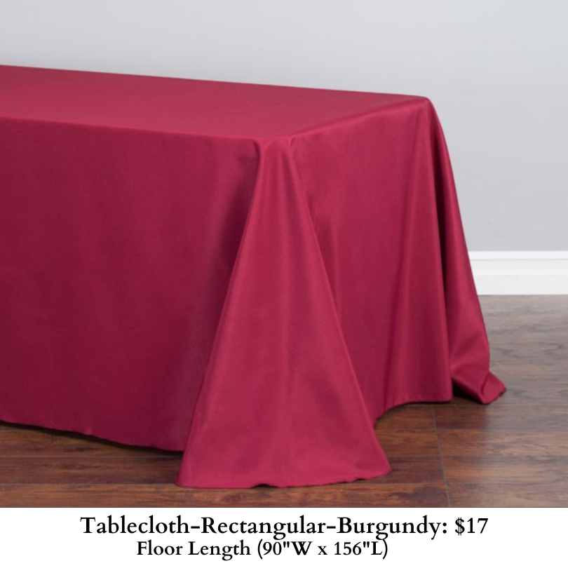 Tablecloth-Rectangular-Burgundy-391