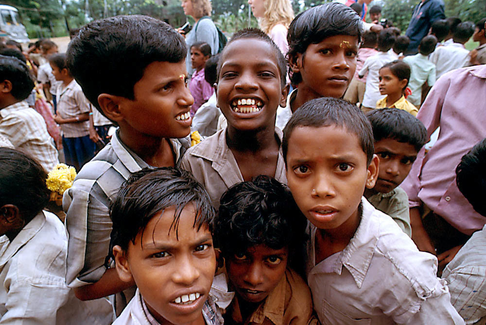 Indian orphaned children