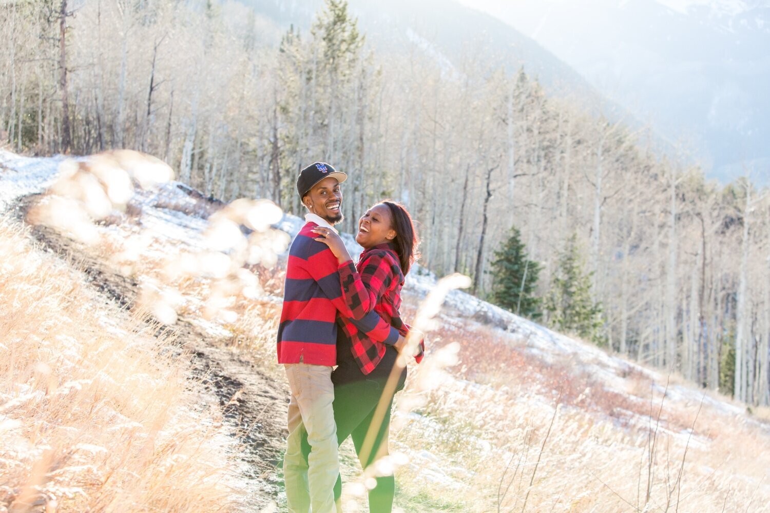 Colorado proposal photography in Snowmass