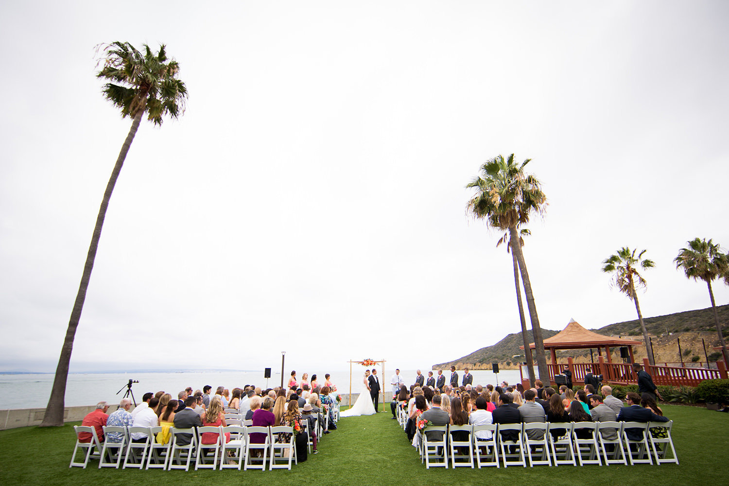 ceremony at ocean view room