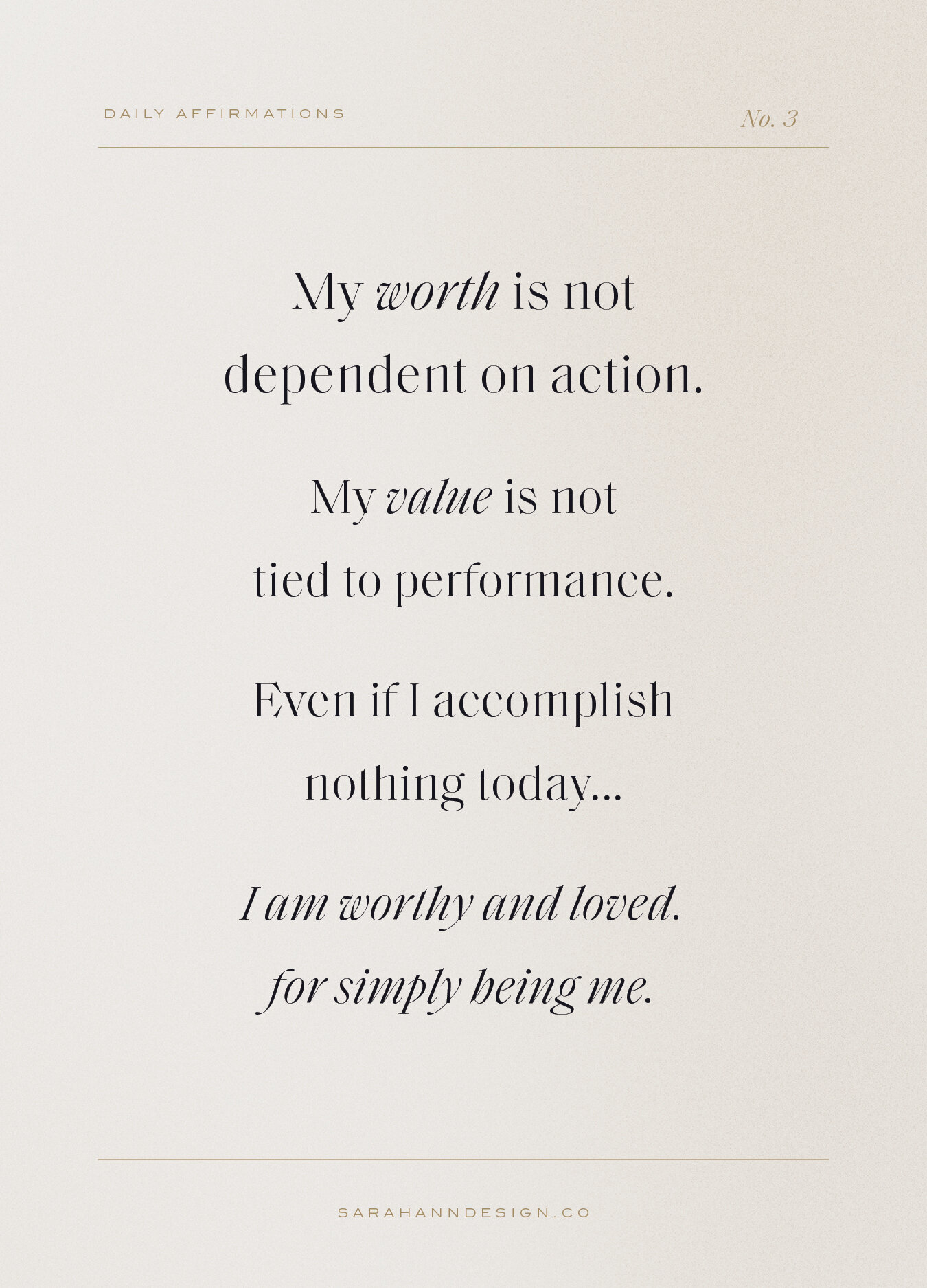 Daily Affirmations for the Creative Soul - Affirmations by Sarah Ann Design3