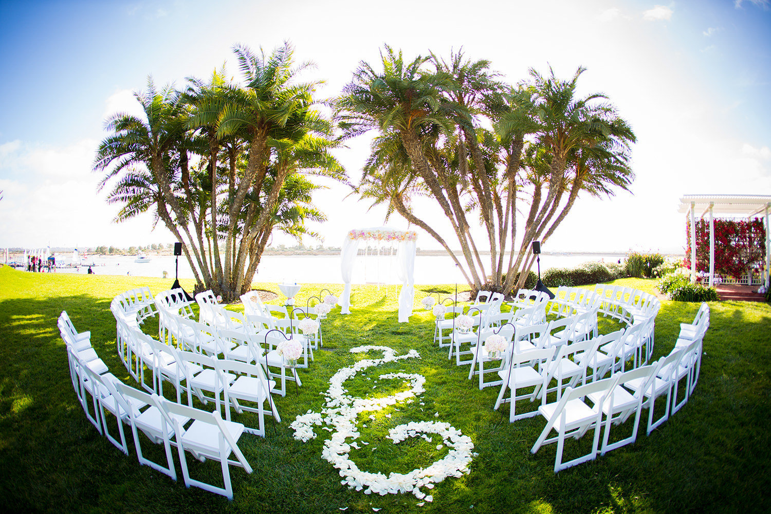 stunning ceremony space at hilton mission bay