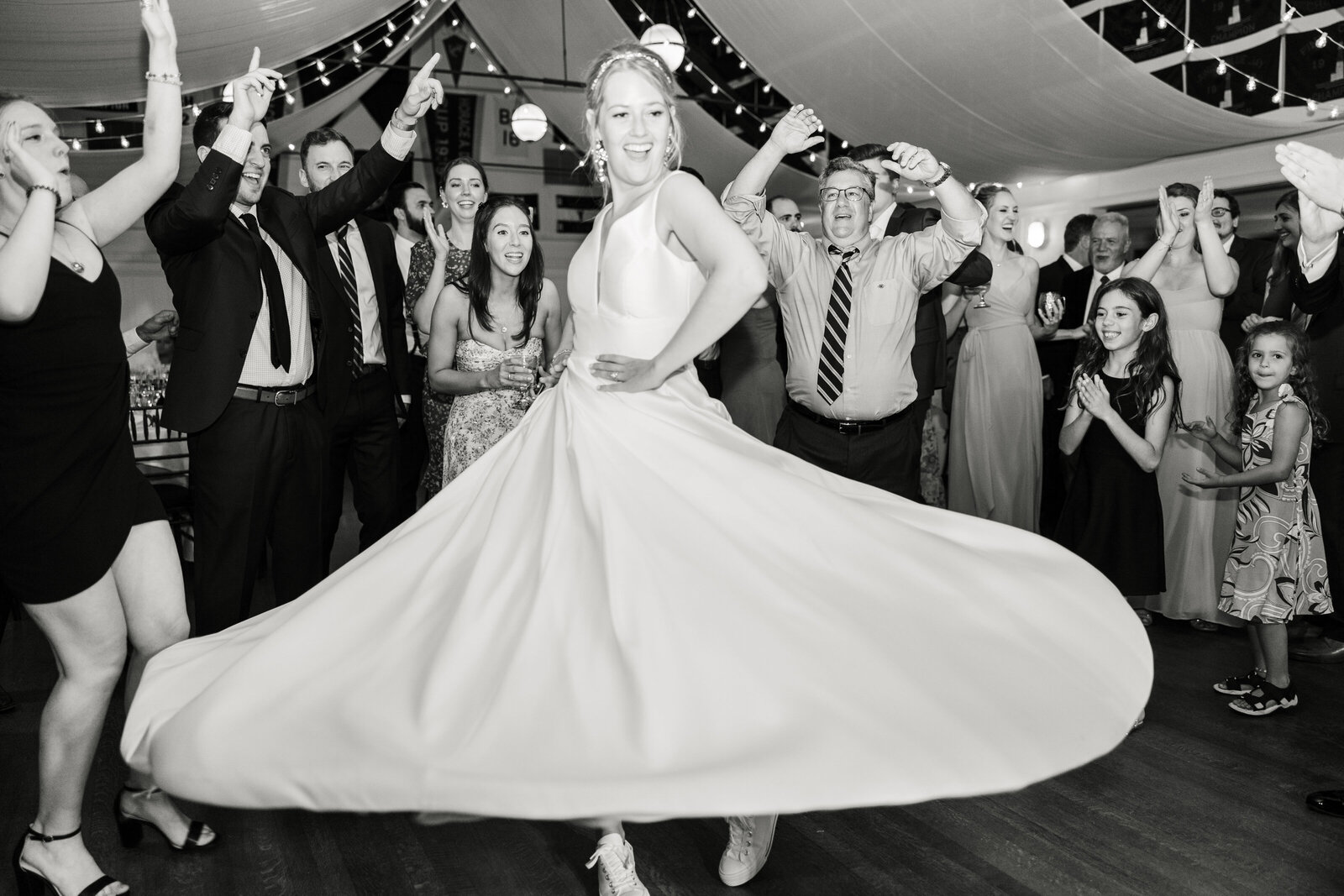 Bride Twirling