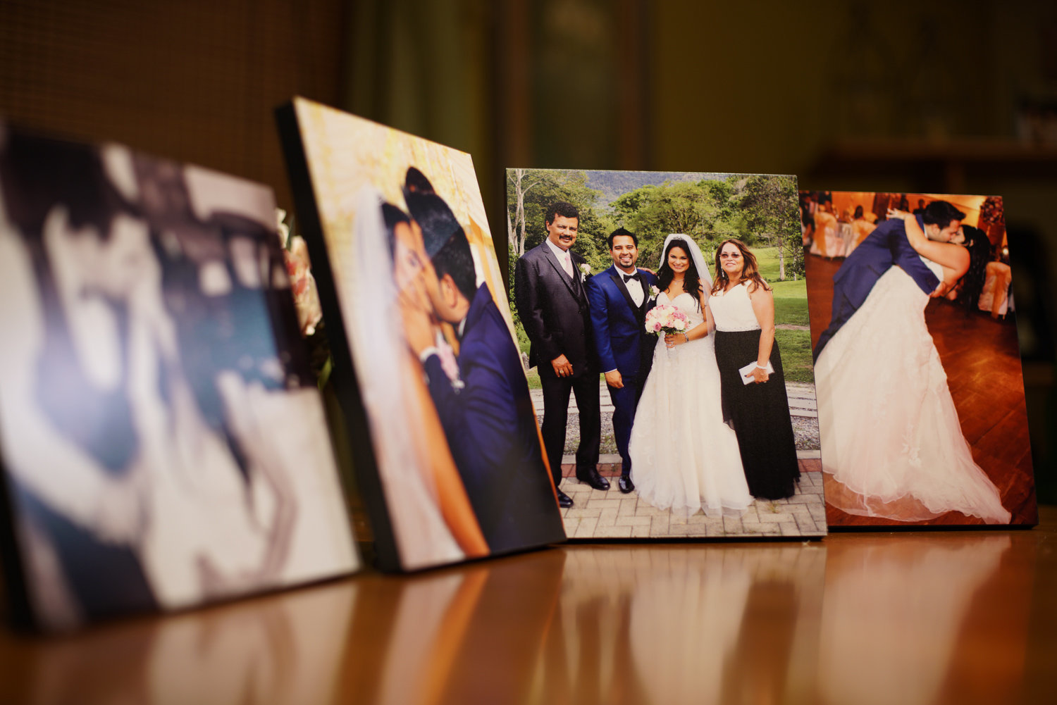 Samples of canvas prints by Ross Photography. Photo by Ross Photography, Trinidad, W.I..