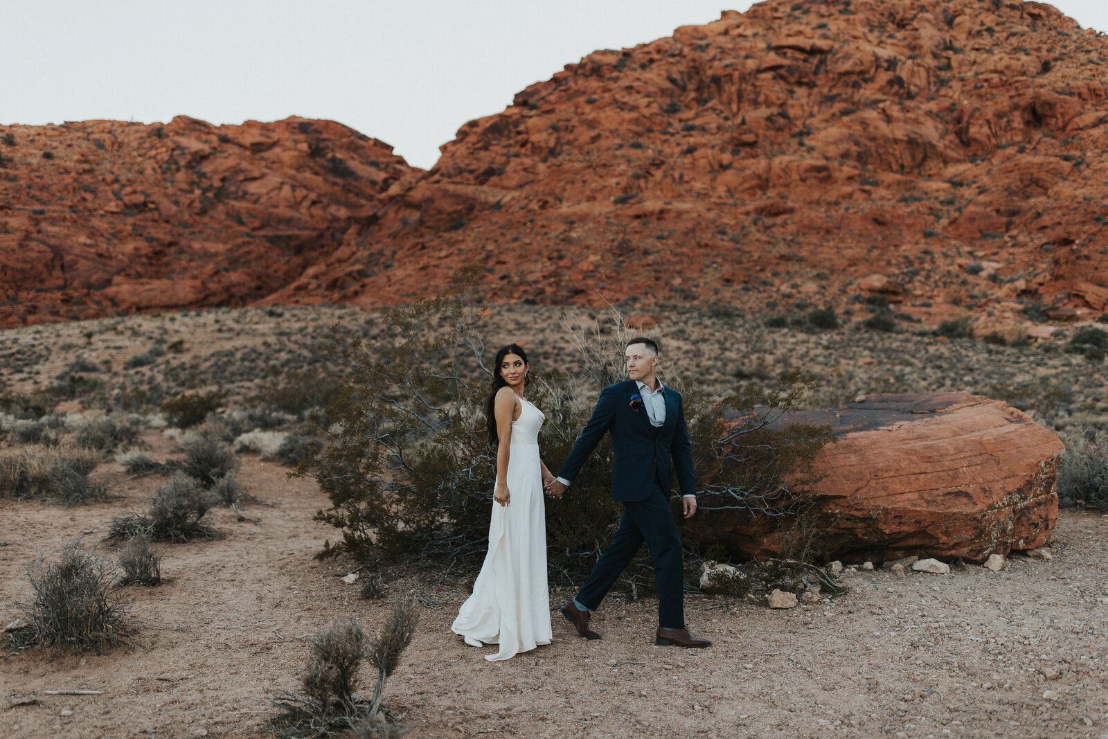 las vegas wedding desert photography