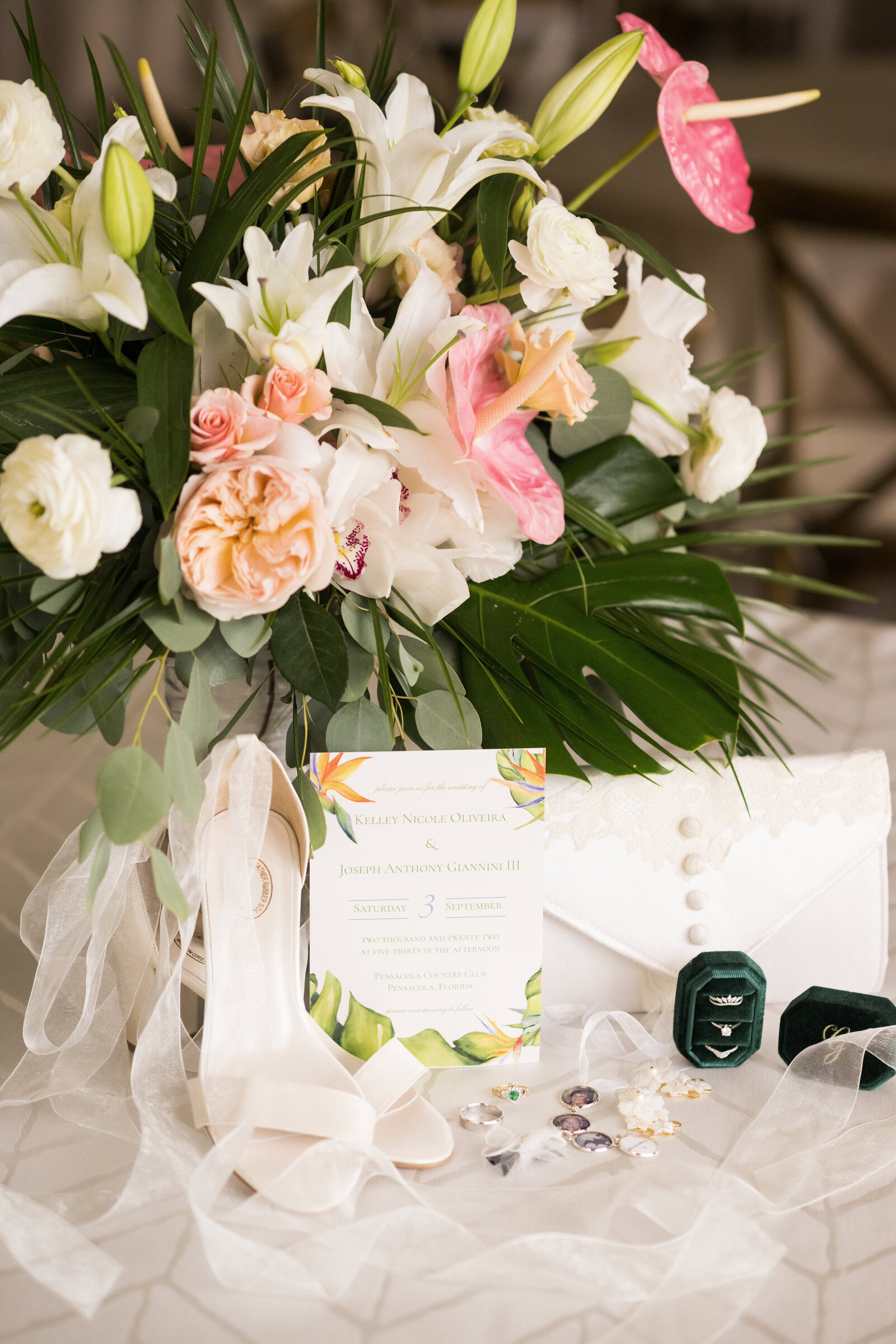Details from a Pensacola wedding planner