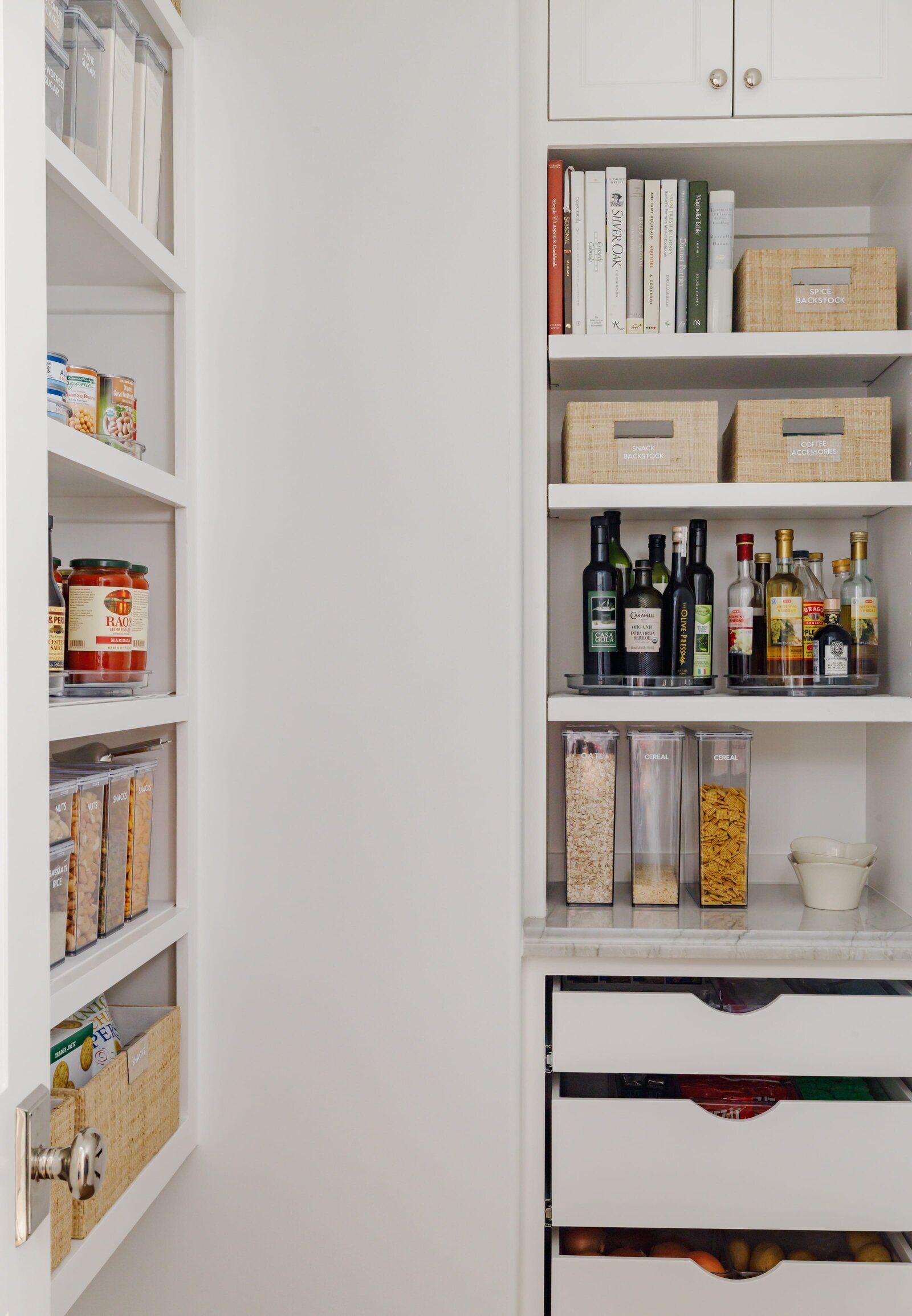 vision and hammer organizing walk-in pantry