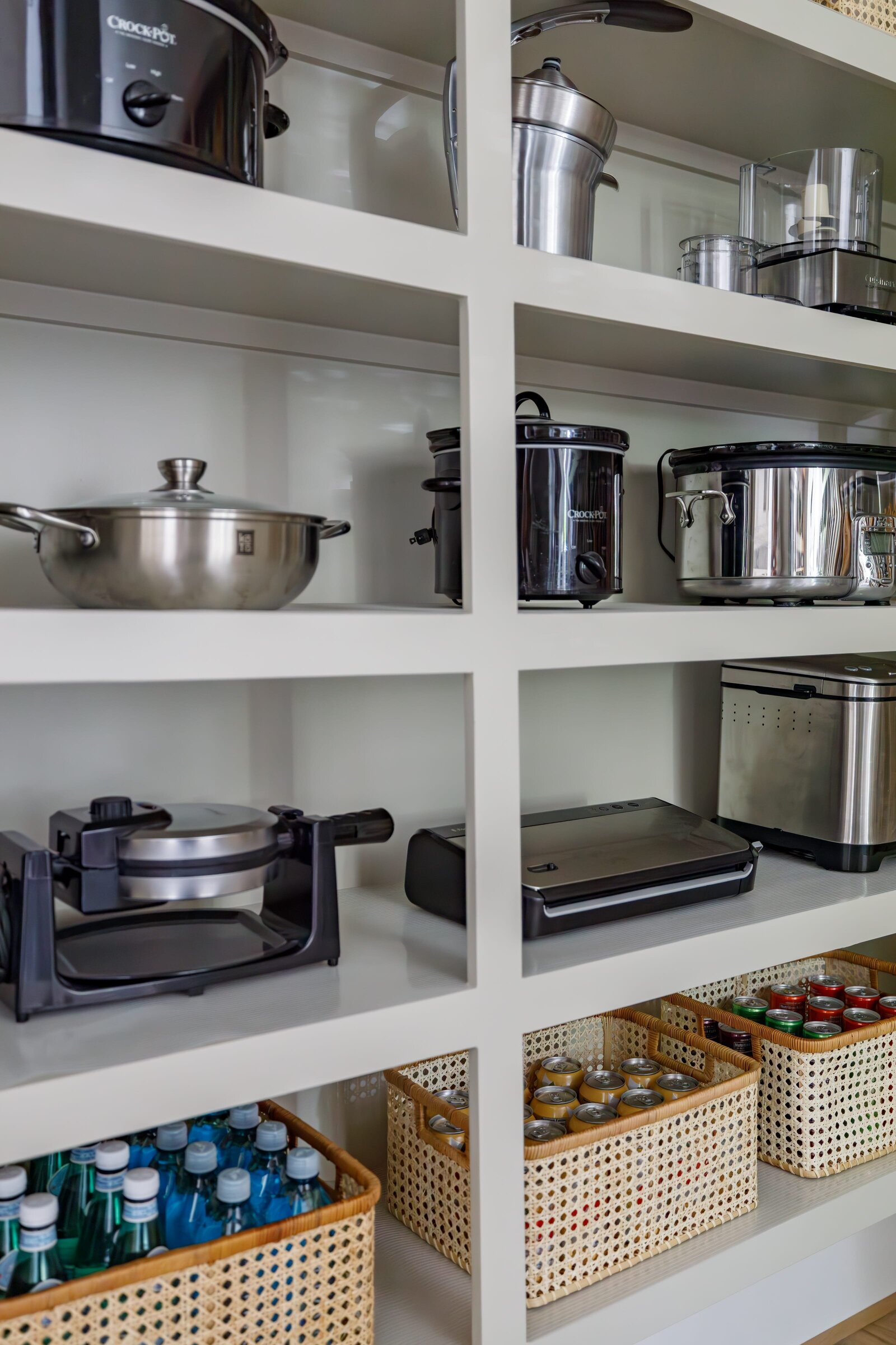 vision and hammer kitchen pantry with small appliances