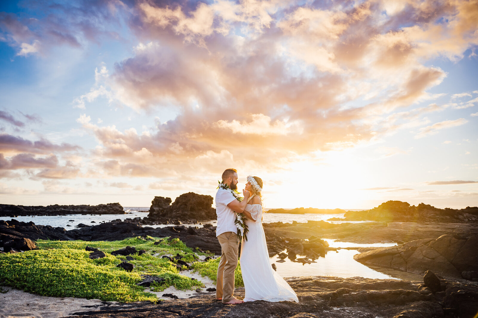 emotional couple captured by big island photographer